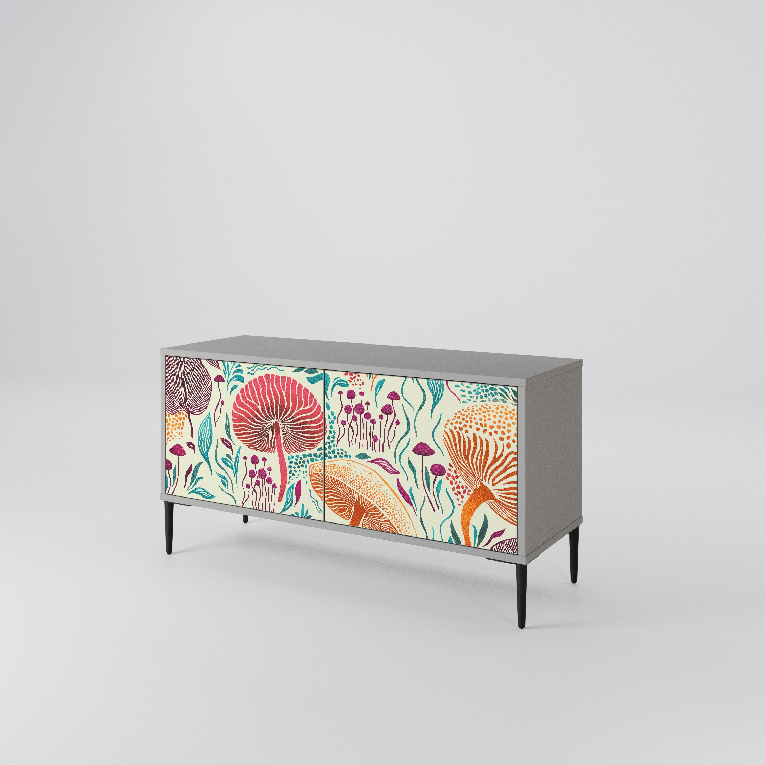 FUNGUS FANTASY Compact 2-Door TV Cabinet