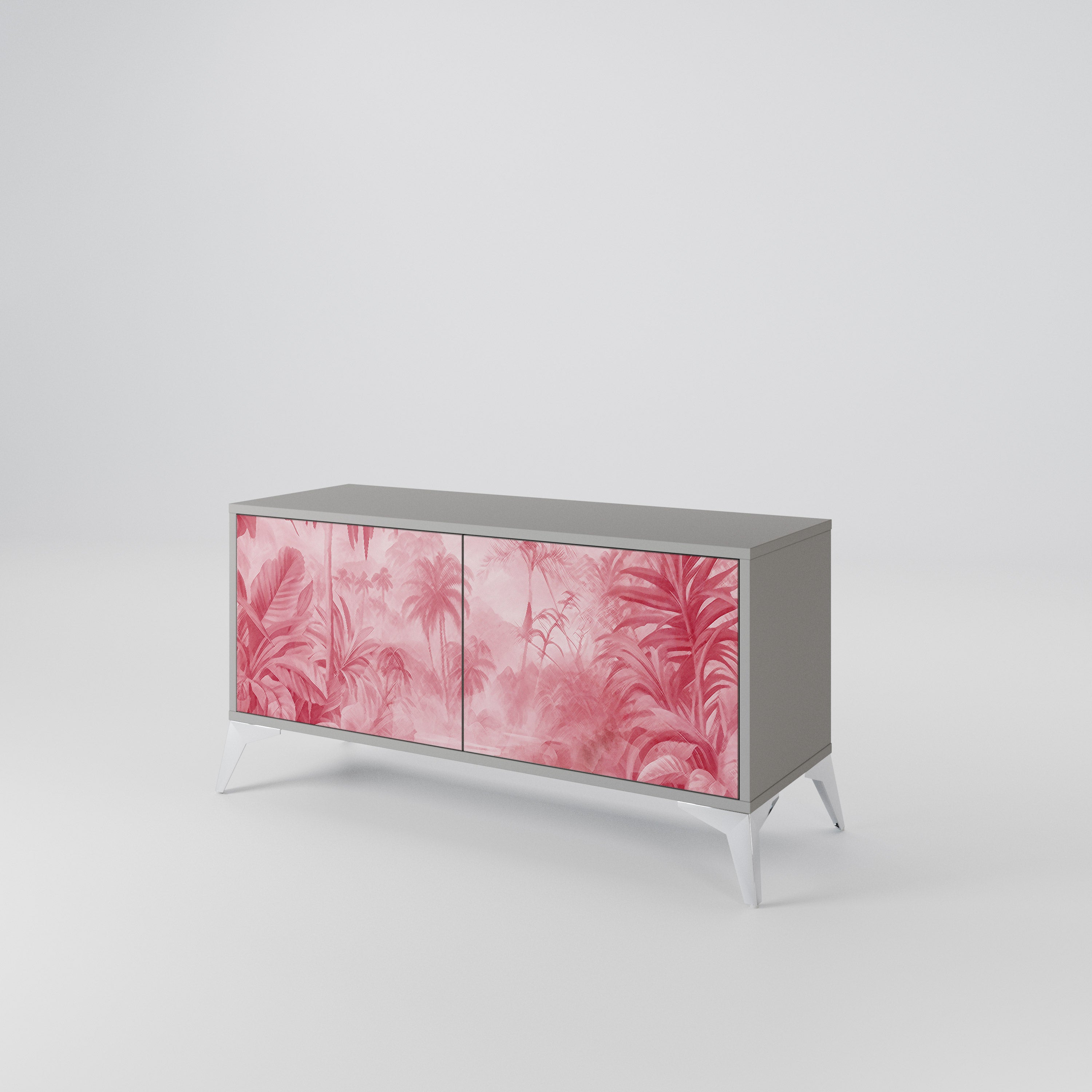 SWEET TROPICS Compact 2-Door TV Cabinet