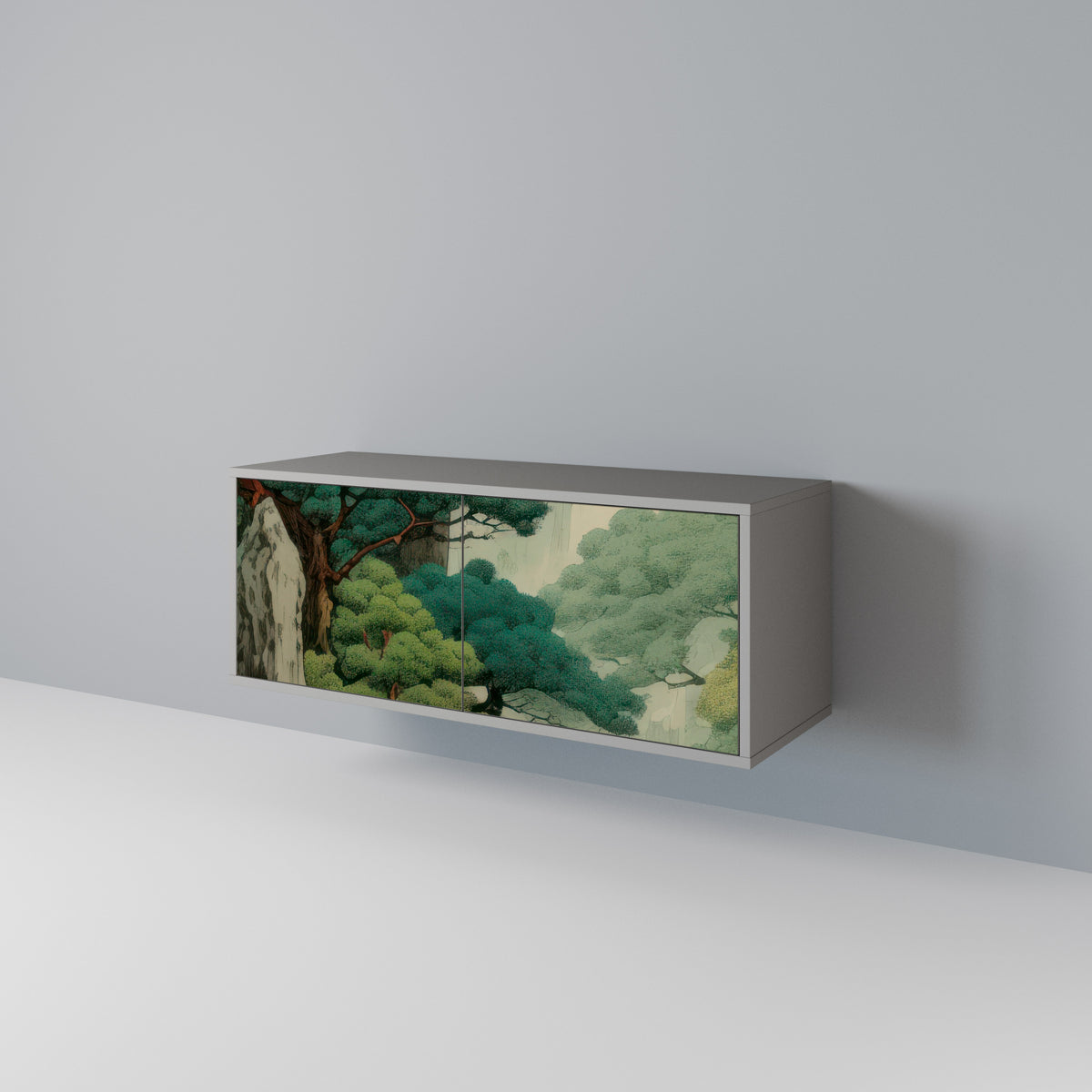 VERDURE ABYSS Kompaktní dvoudveřový TV stolek