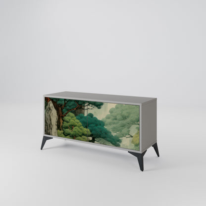 VERDURE ABYSS Kompaktní dvoudveřový TV stolek