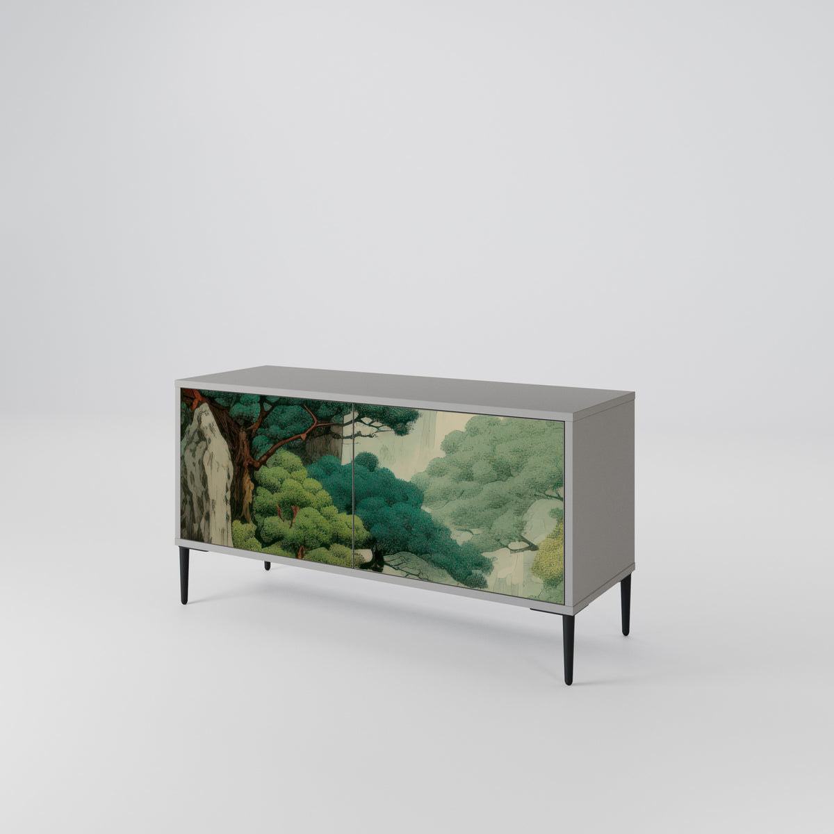 VERDURE ABYSS Kompaktní dvoudveřový TV stolek