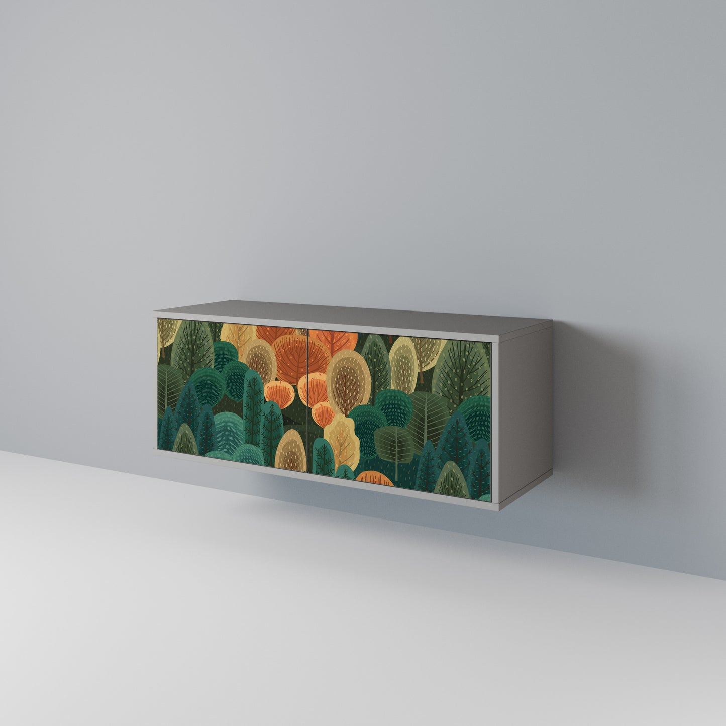 AUTUMN KALEIDOSCOPE Kompaktní dvoudveřový TV stolek