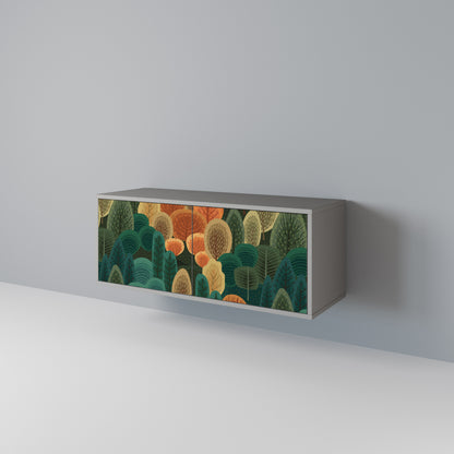 AUTUMN KALEIDOSCOPE Kompaktní dvoudveřový TV stolek