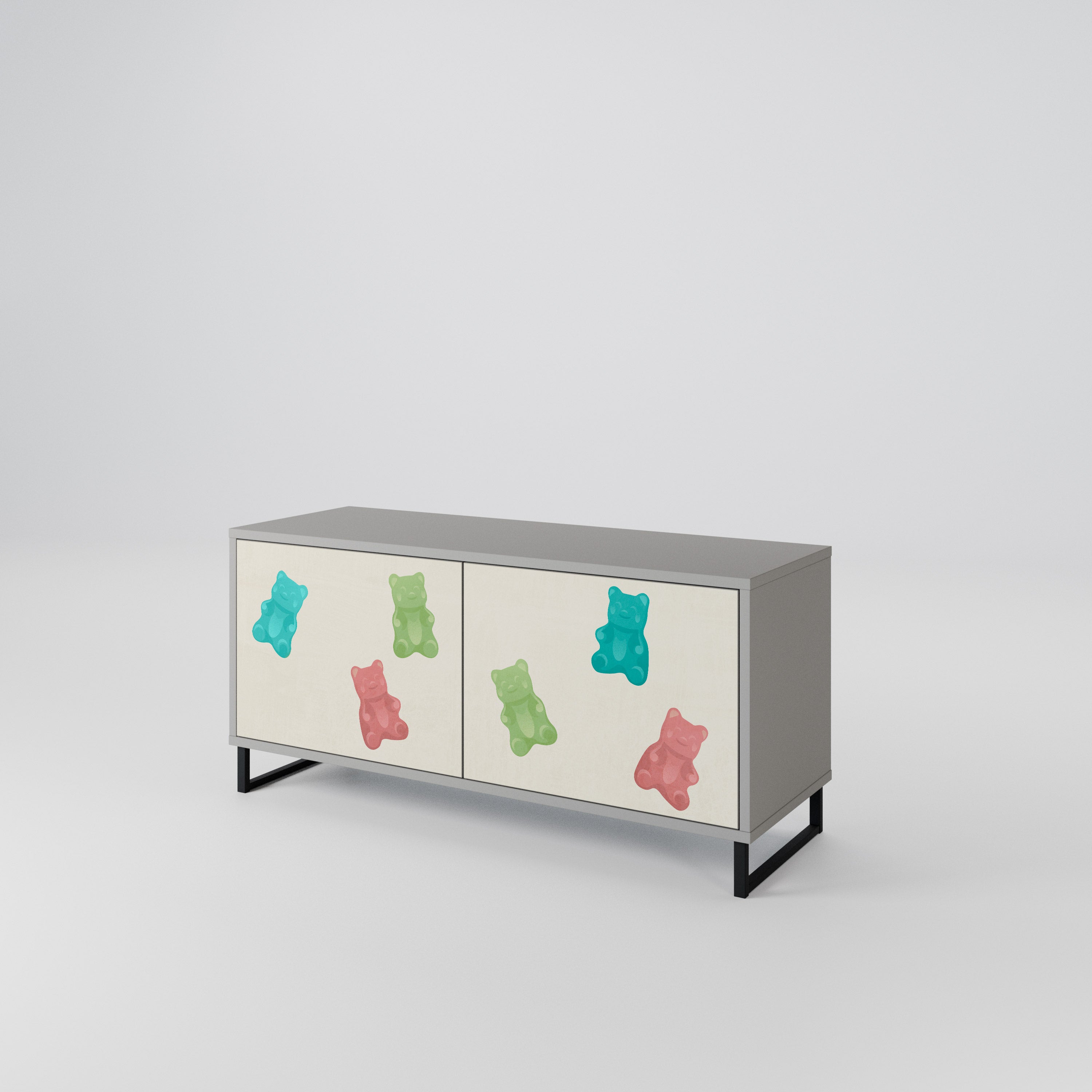 GUMMY BEARS Compact 2-Door TV Cabinet