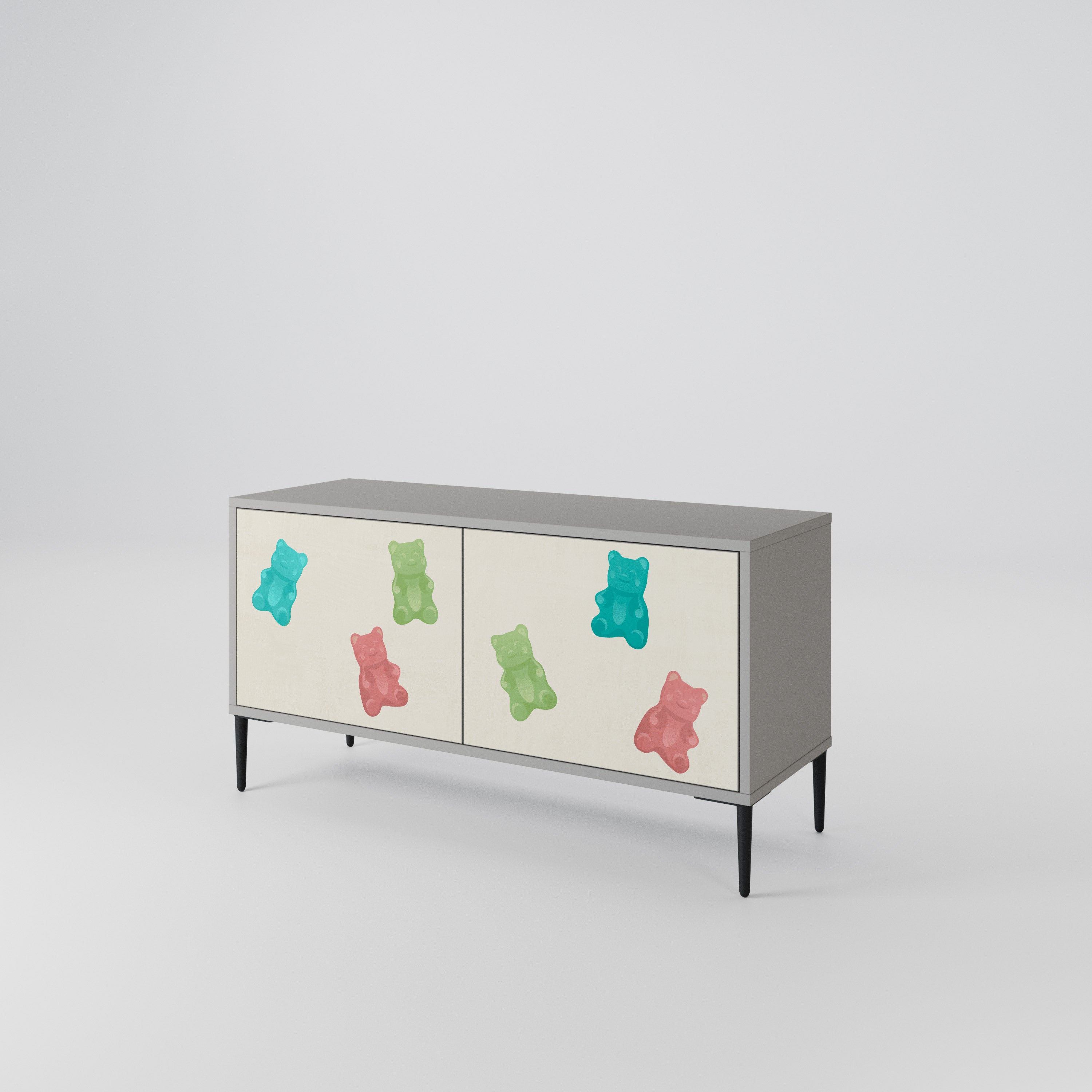 GUMMY BEARS Compact 2-Door TV Cabinet