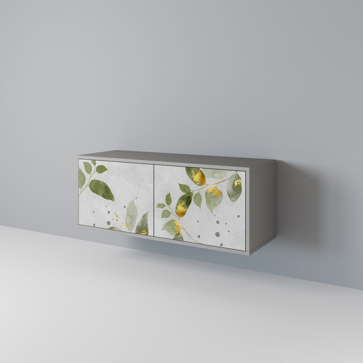 ELEGANT BOTANICS Kompaktní dvoudveřový TV stolek