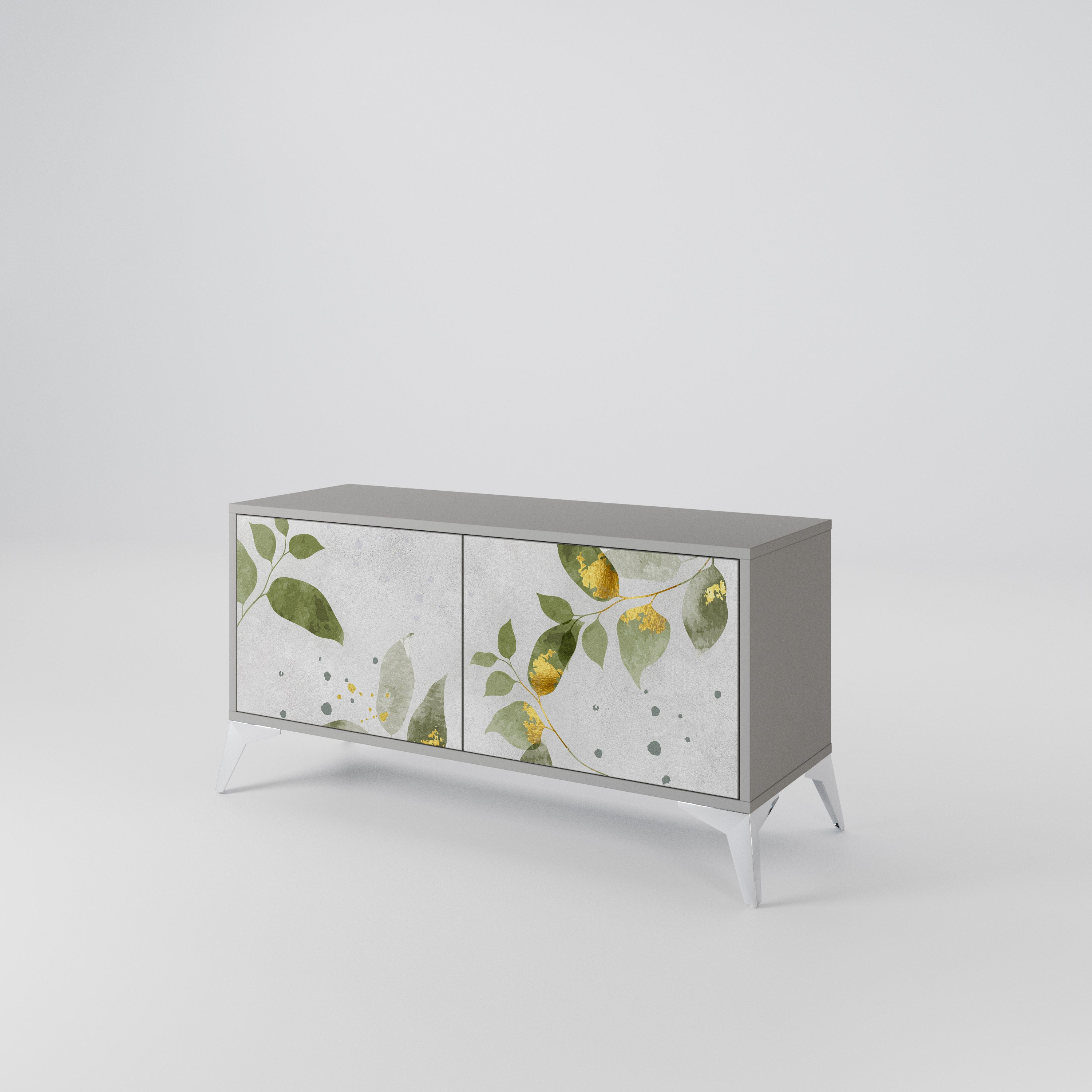 ELEGANT BOTANICS Compact 2-Door TV Cabinet