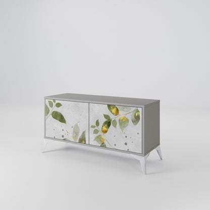 ELEGANT BOTANICS Kompaktní dvoudveřový TV stolek