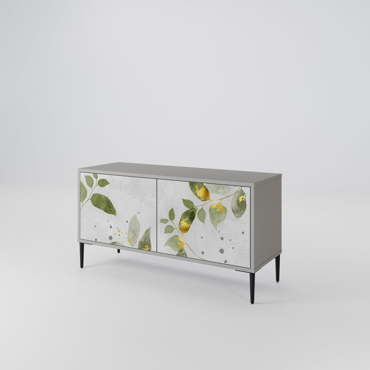 ELEGANT BOTANICS Kompaktní dvoudveřový TV stolek