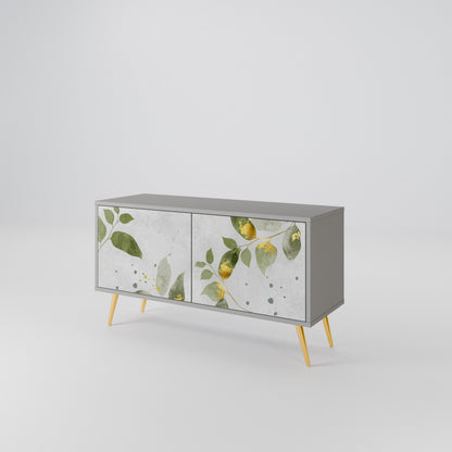 ELEGANT BOTANICS Kompaktní dvoudveřový TV stolek