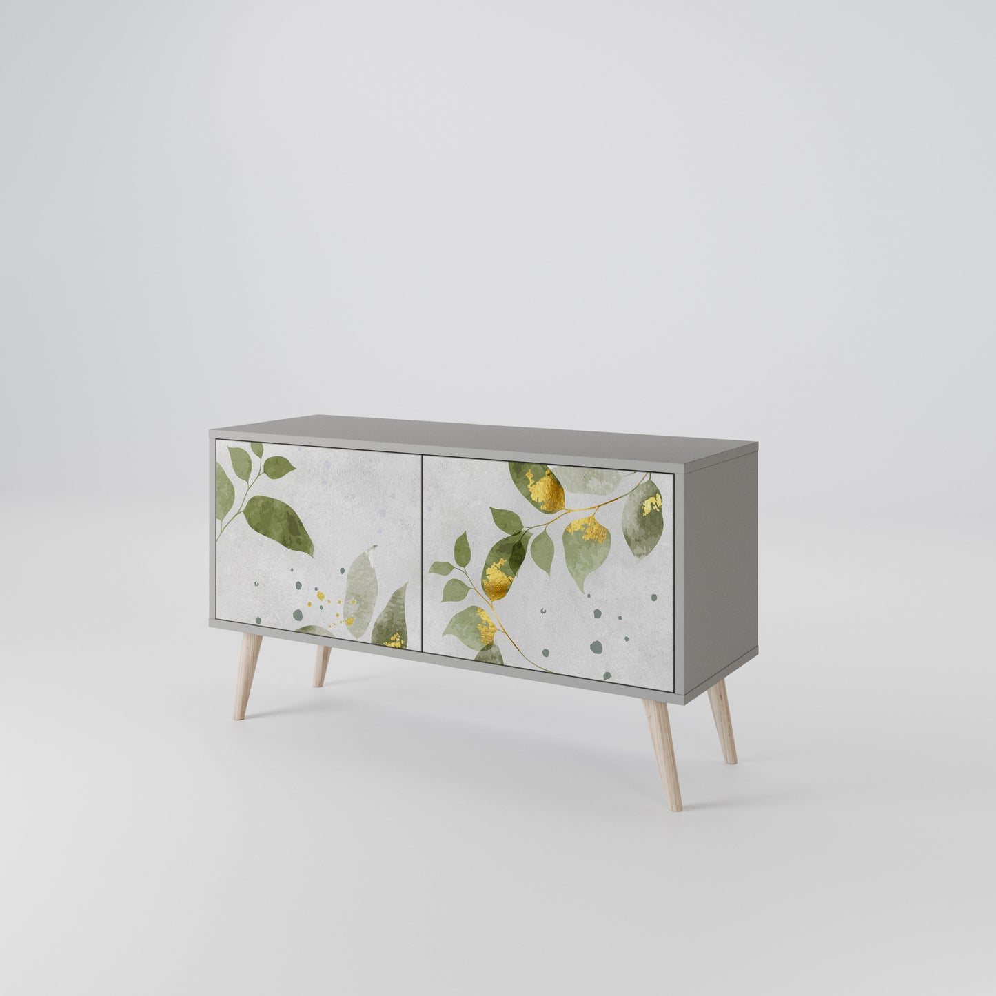 ELEGANT BOTANICS Kompaktní dvoudveřový TV stolek