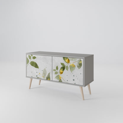 ELEGANT BOTANICS Kompaktní dvoudveřový TV stolek