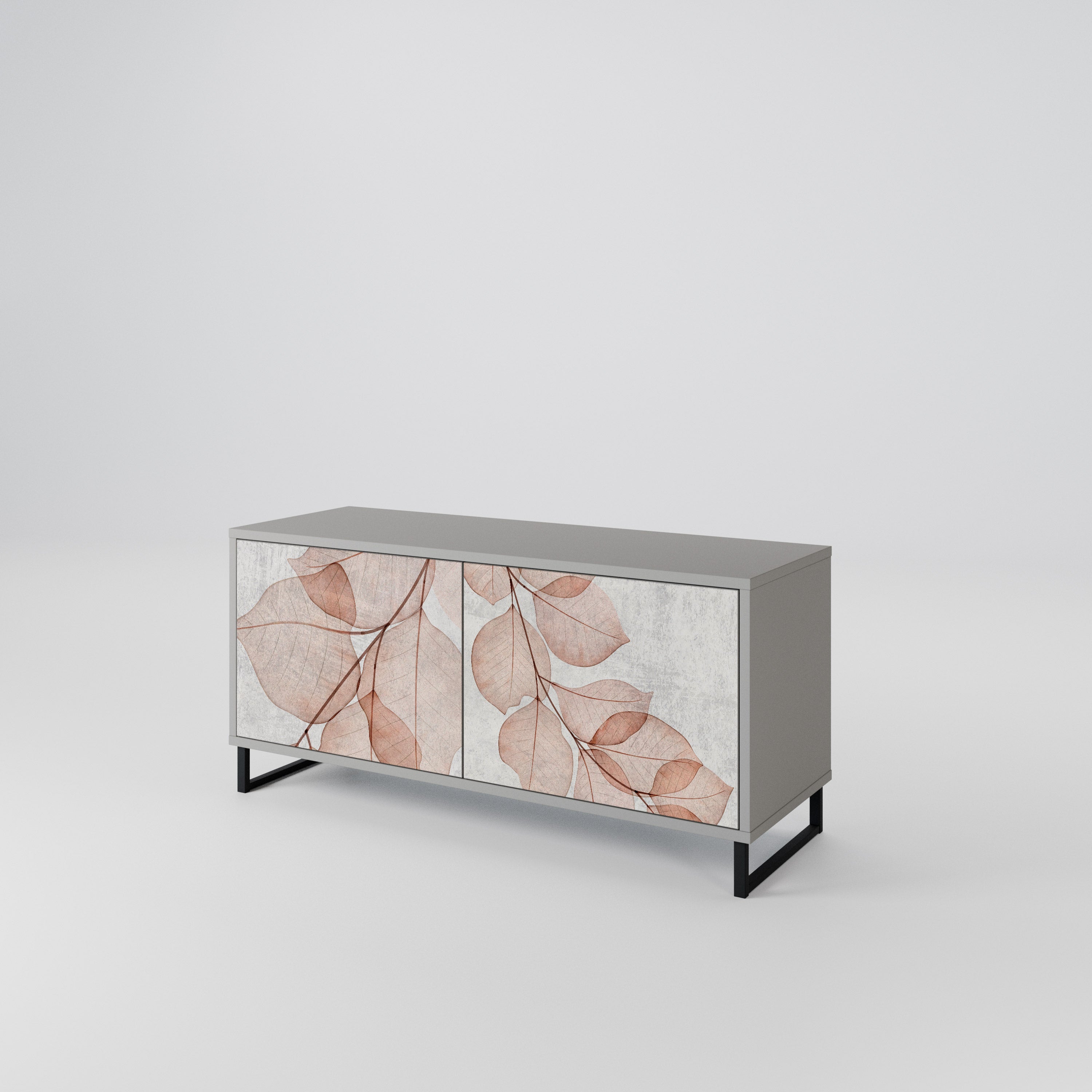 AUTUMN FRAGILITY Compact 2-Door TV Cabinet