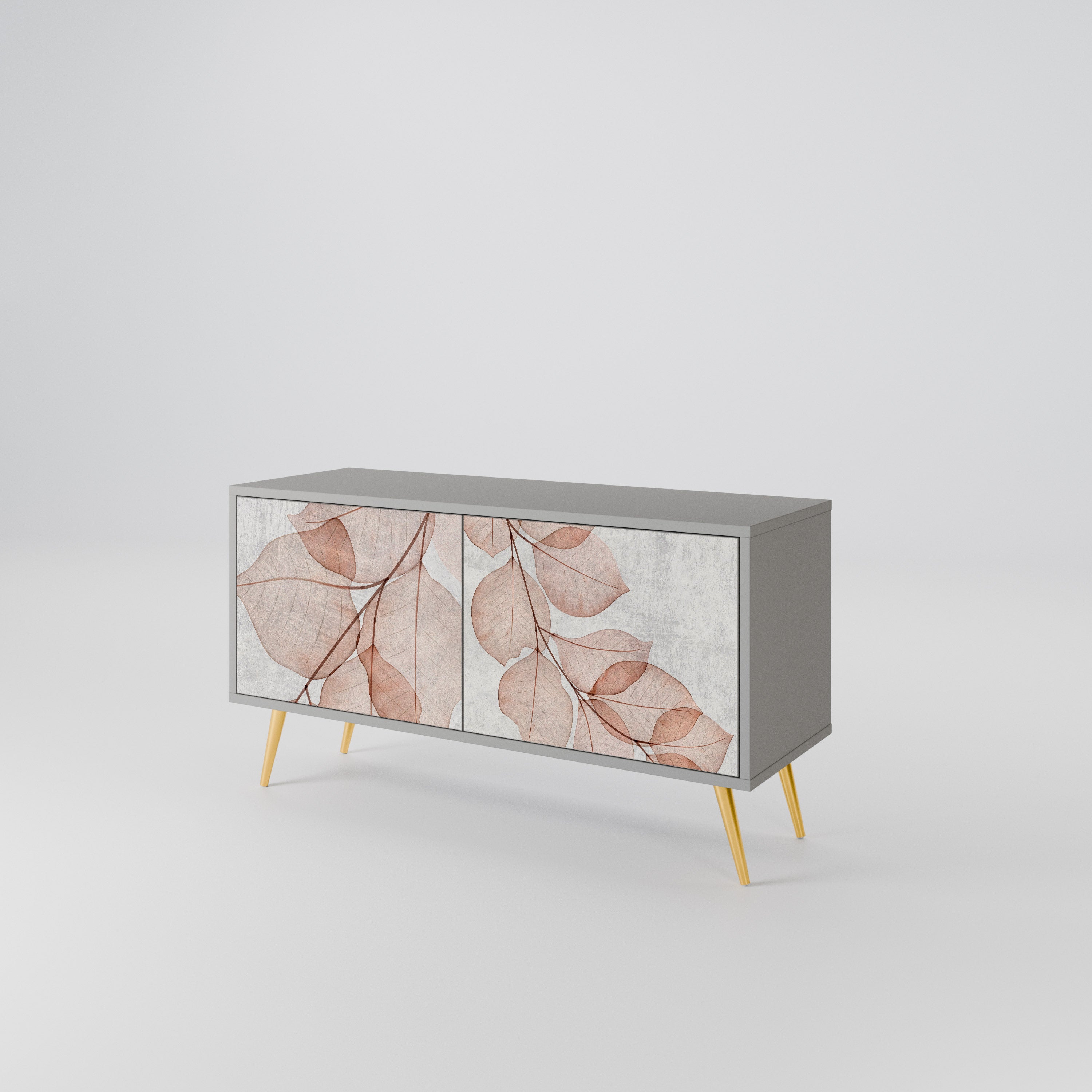 AUTUMN FRAGILITY Compact 2-Door TV Cabinet