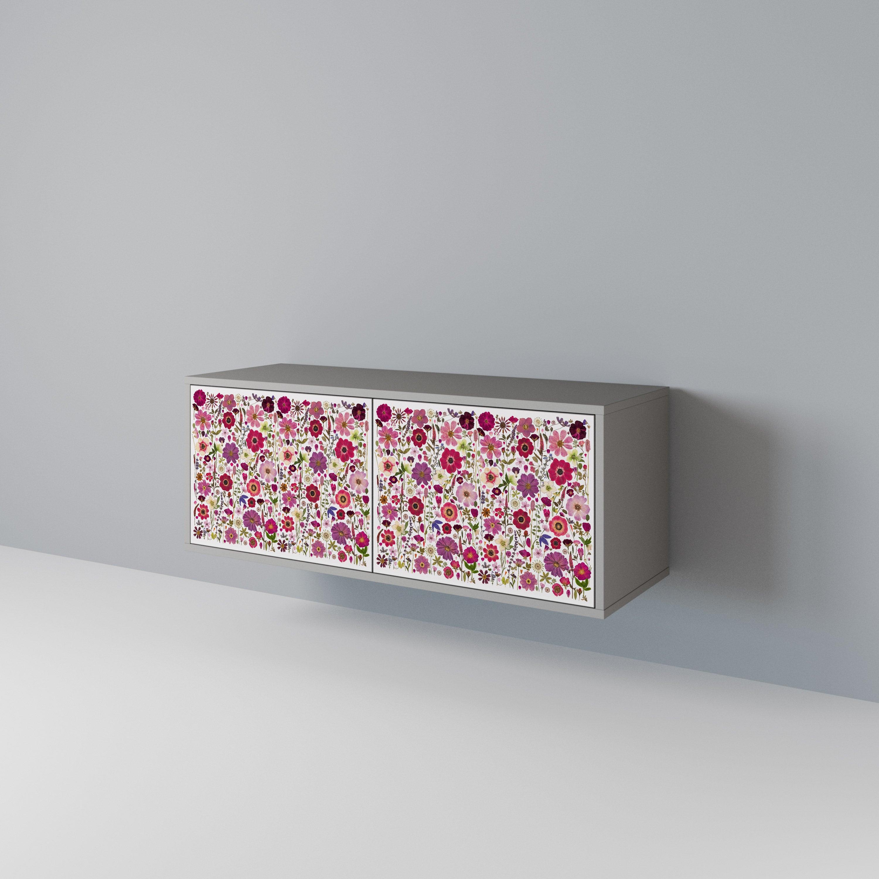 PETAL GARDEN Compact 2-Door TV Cabinet