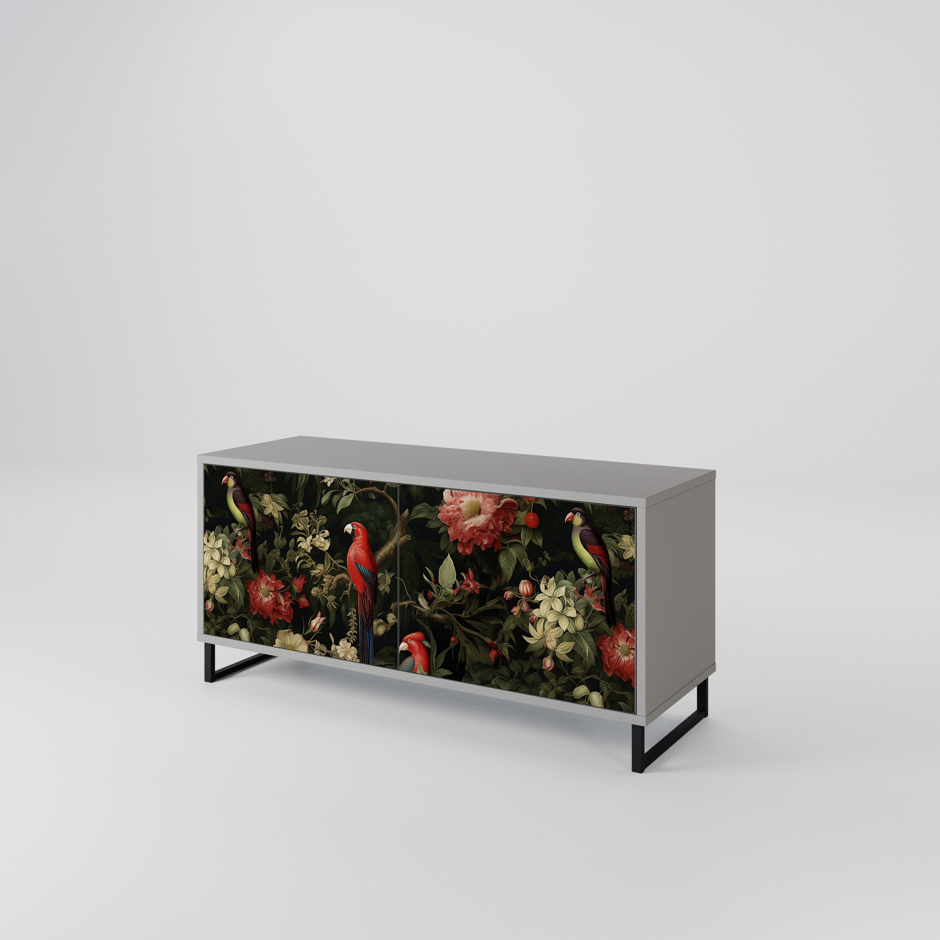 FLORAL FANTASIA Compact 2-Door TV Cabinet