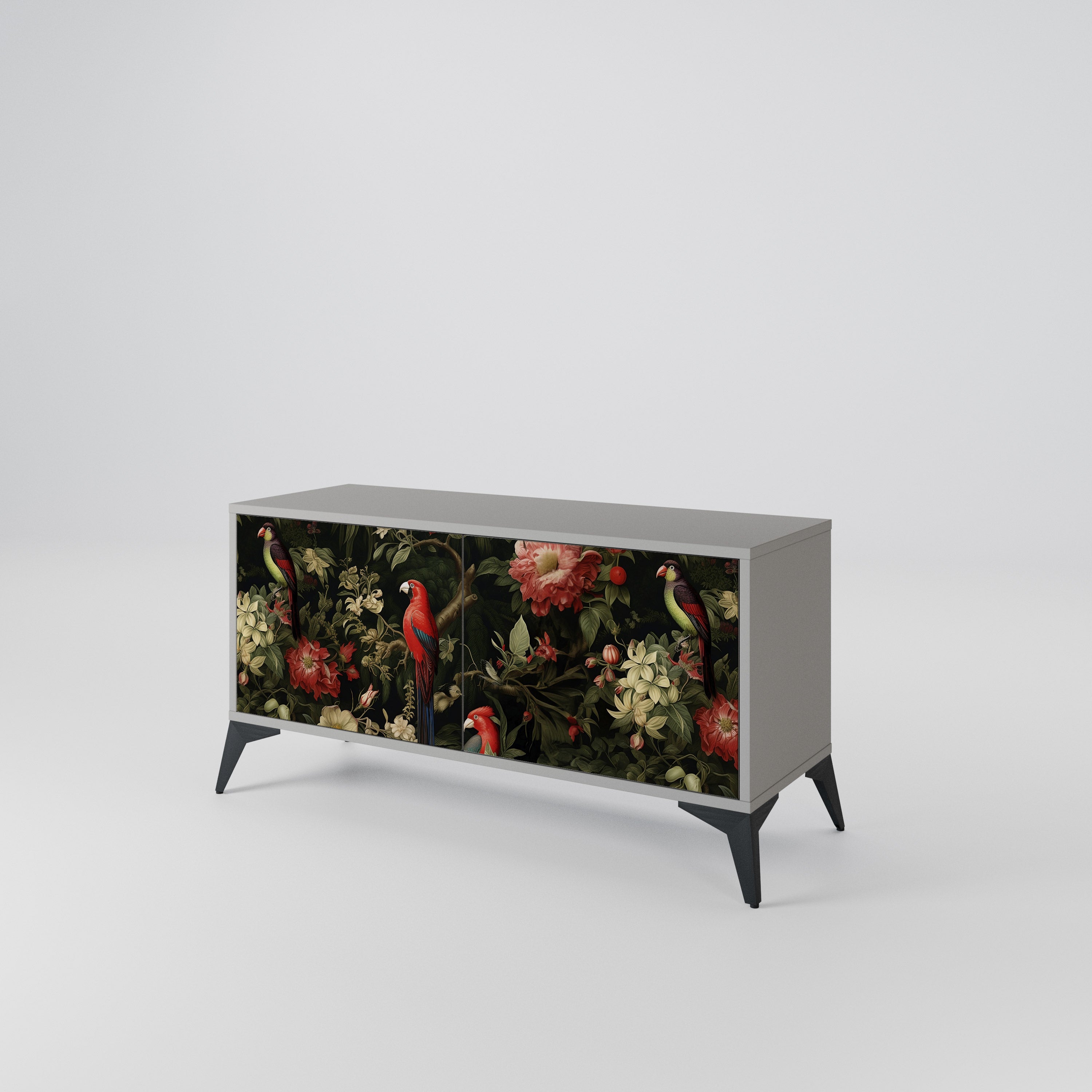 FLORAL FANTASIA Compact 2-Door TV Cabinet