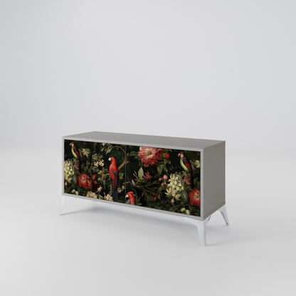 FLORAL FANTASIA Kompaktní dvoudveřový TV stolek