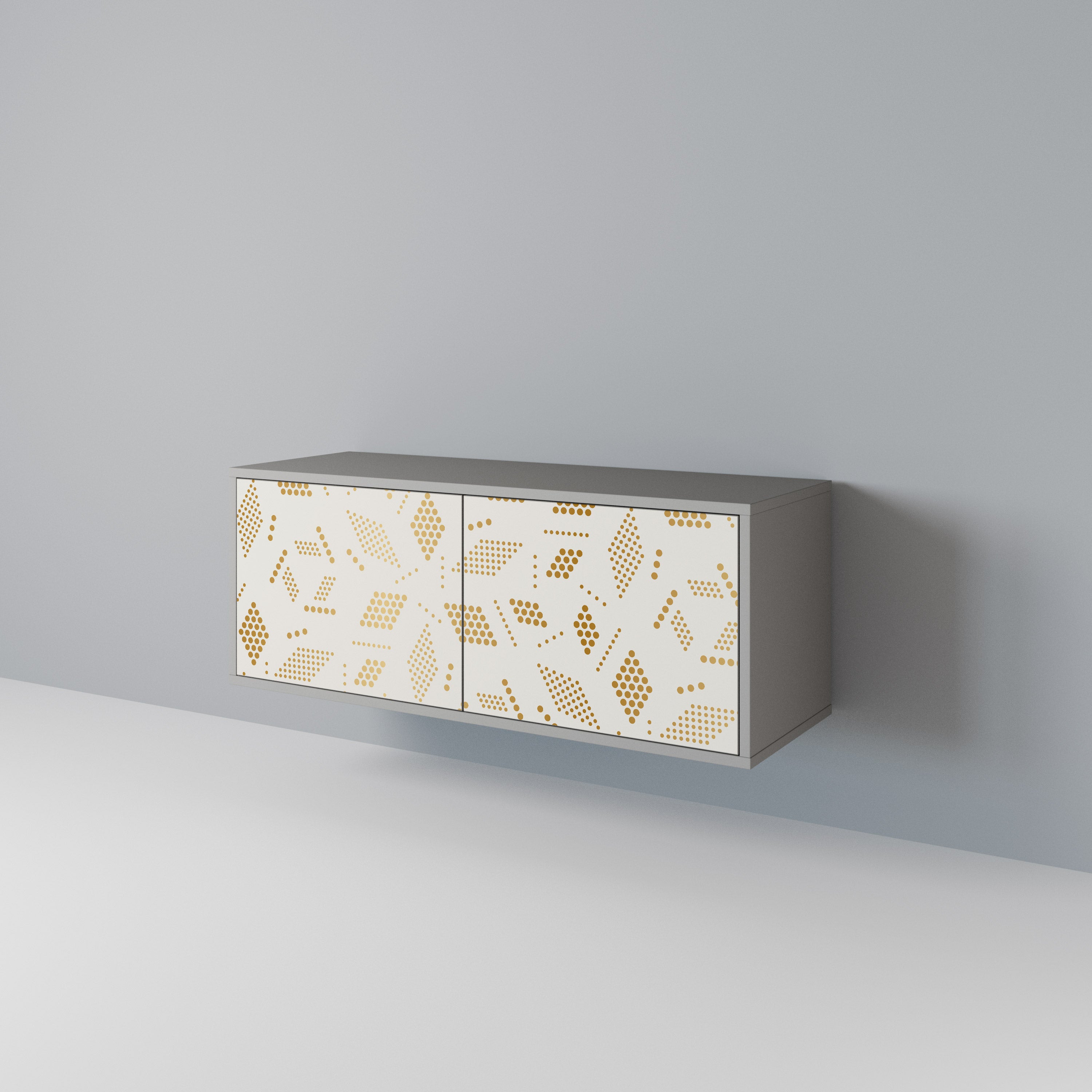 SPOTTED DAZE Kompaktní dvoudveřový TV stolek