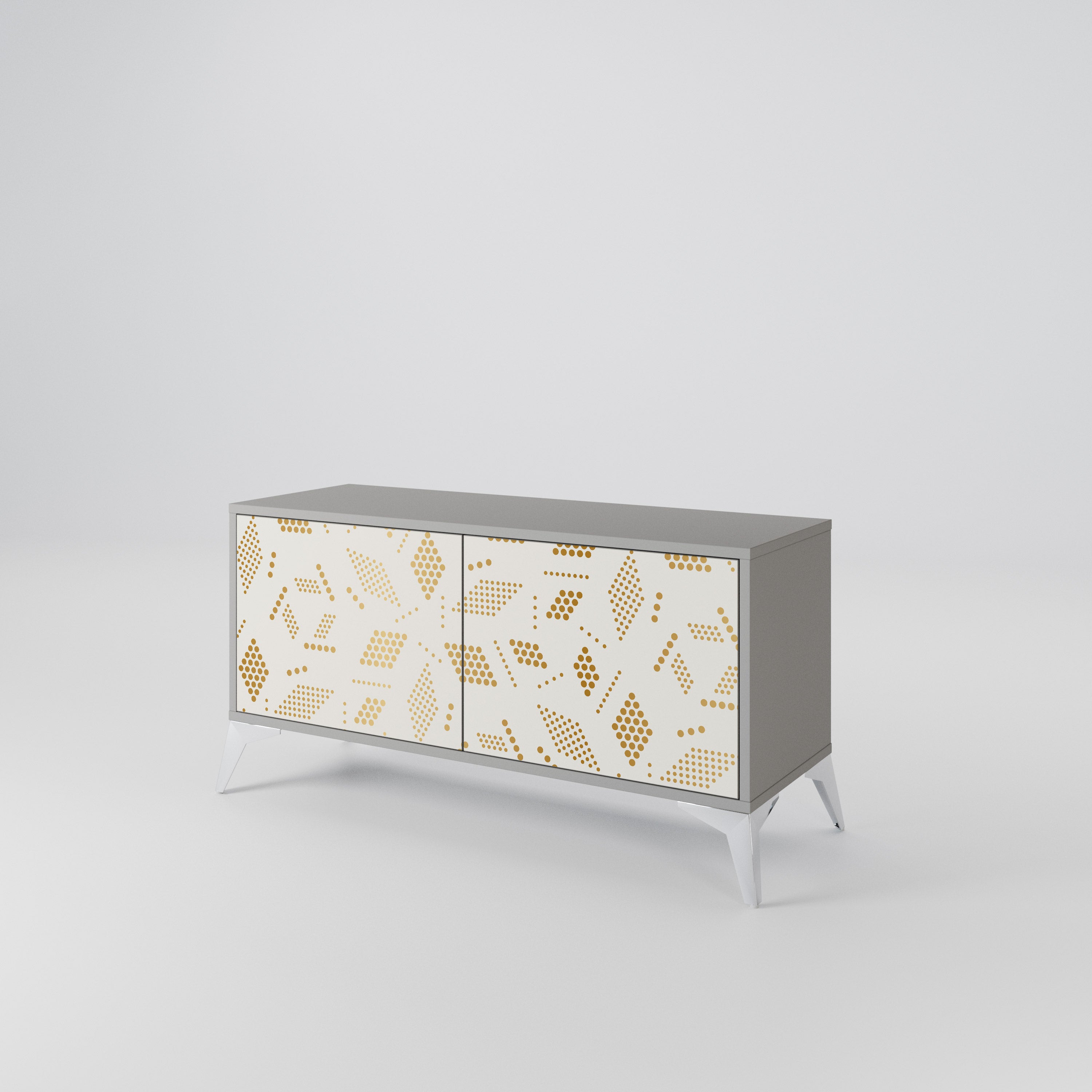 SPOTTED DAZE Kompaktní dvoudveřový TV stolek