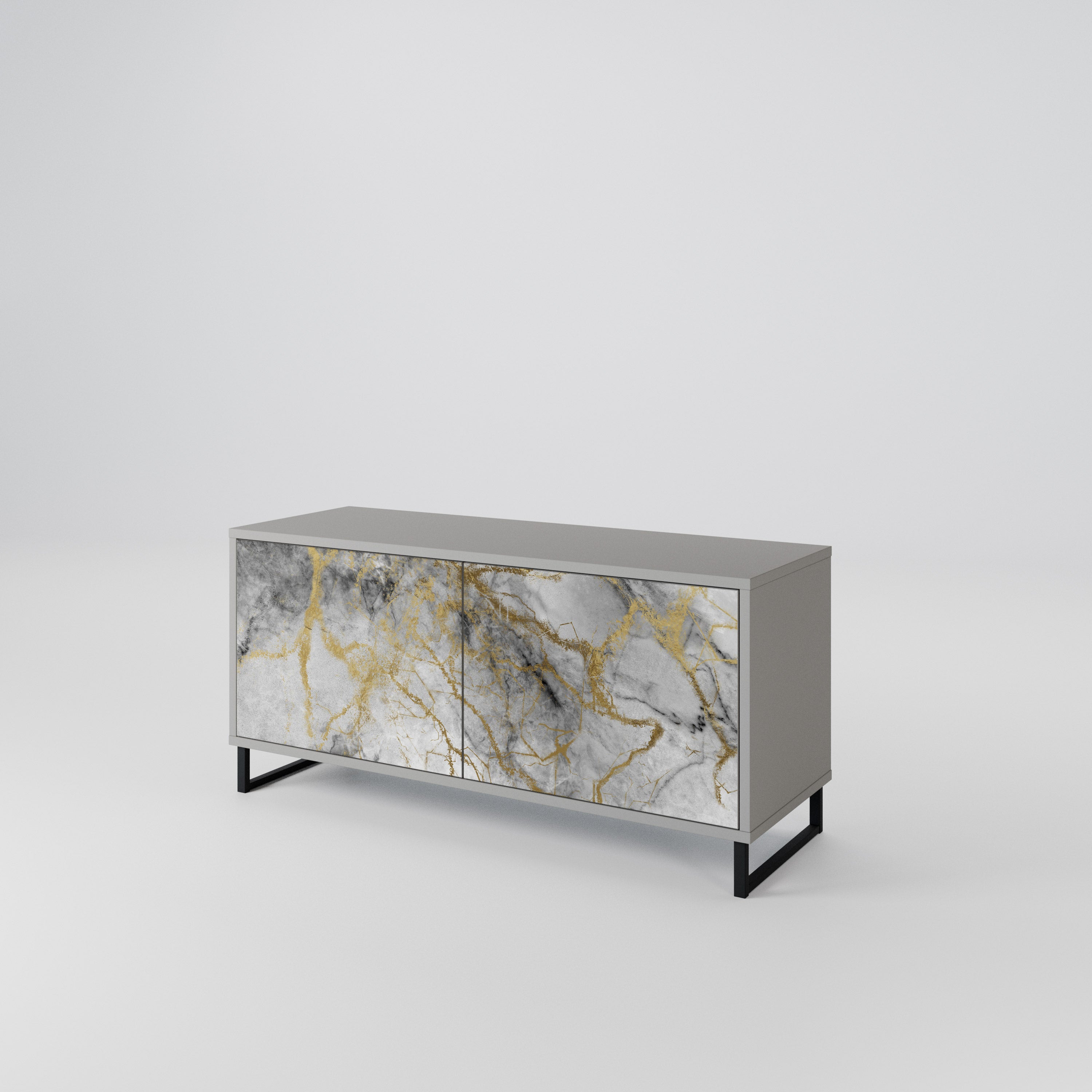 TIMELESS GLIDE Kompaktní dvoudveřový TV stolek