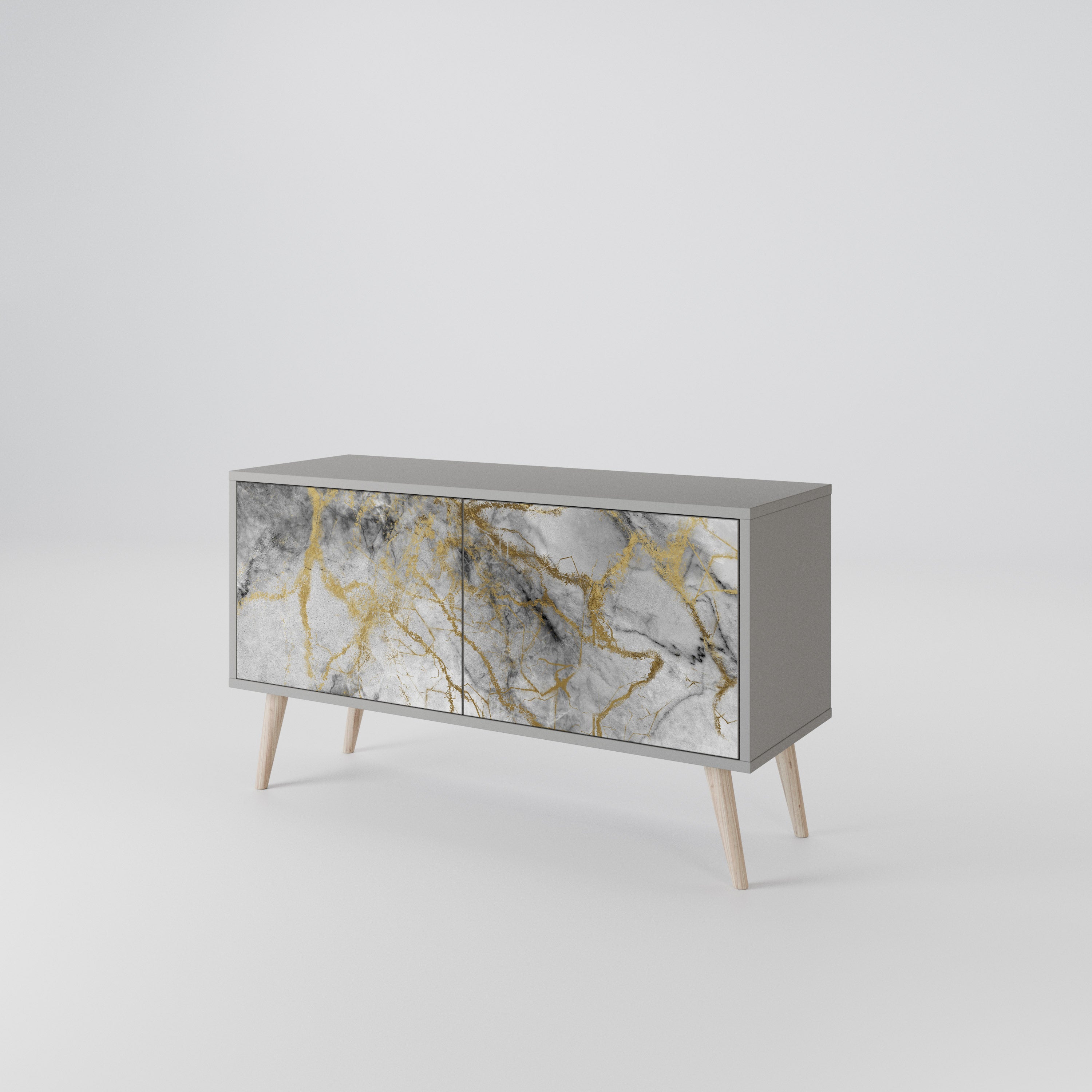 TIMELESS GLIDE Kompaktní dvoudveřový TV stolek