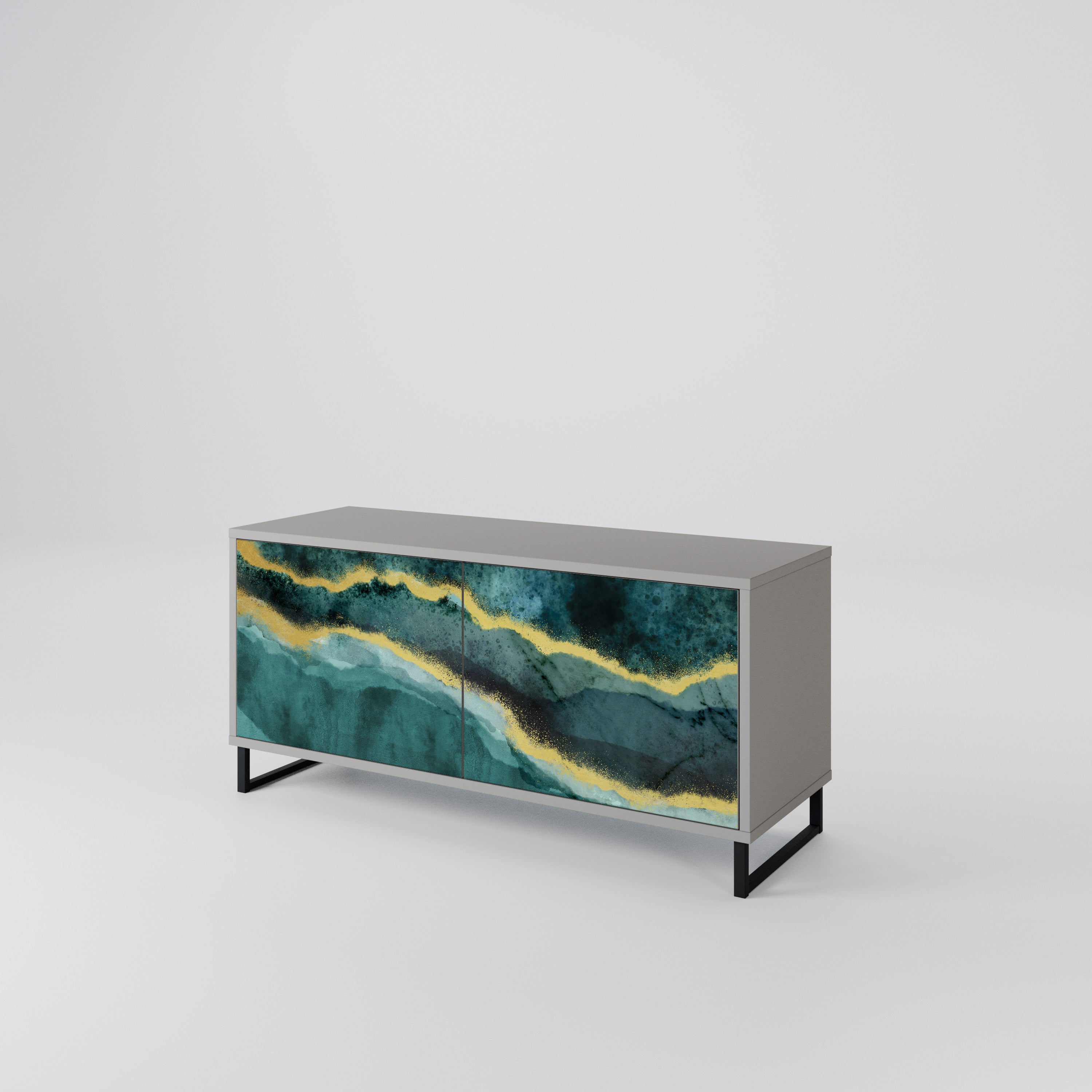 GOLDRUSH ODYSSEY Kompaktní dvoudveřový TV stolek