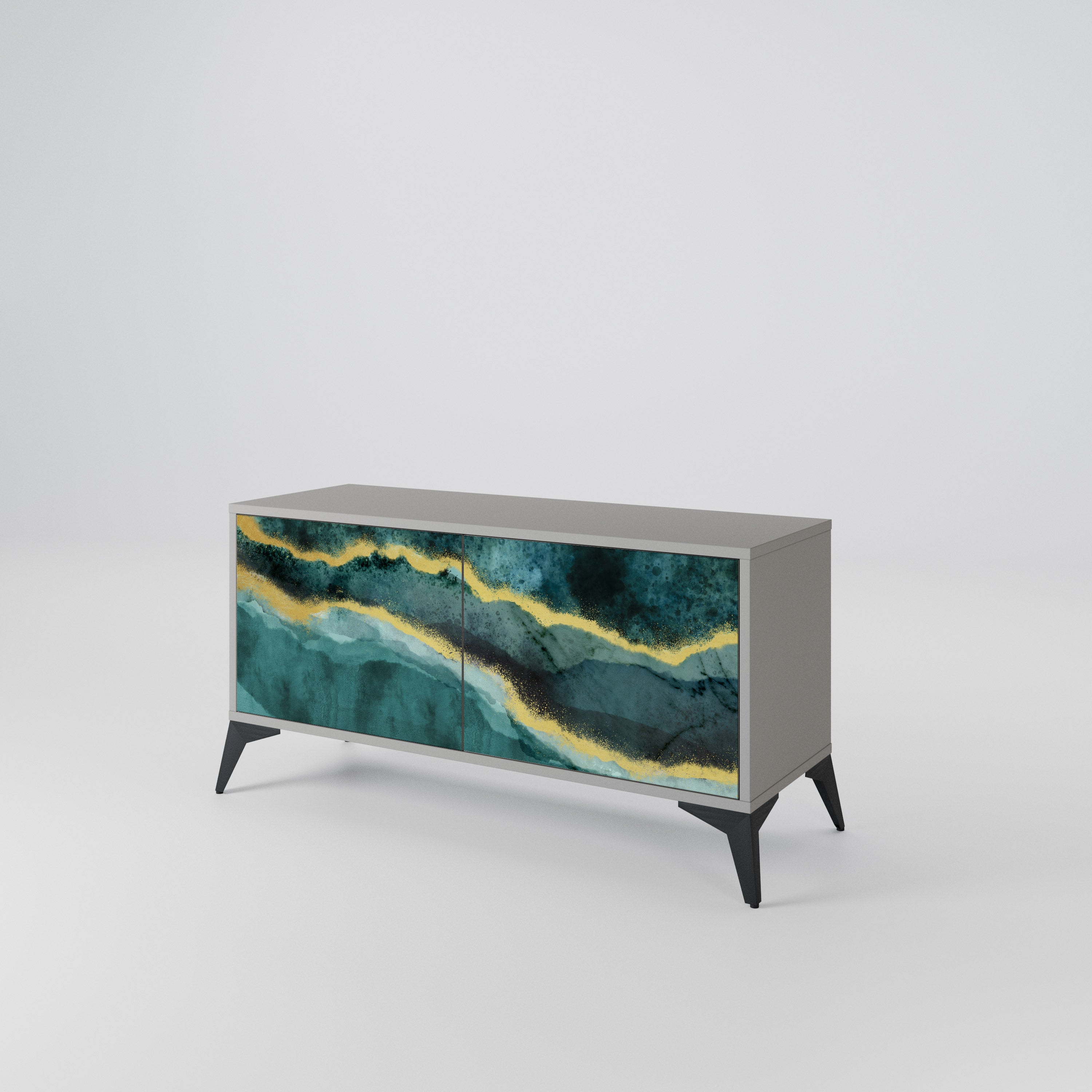 GOLDRUSH ODYSSEY Kompaktní dvoudveřový TV stolek