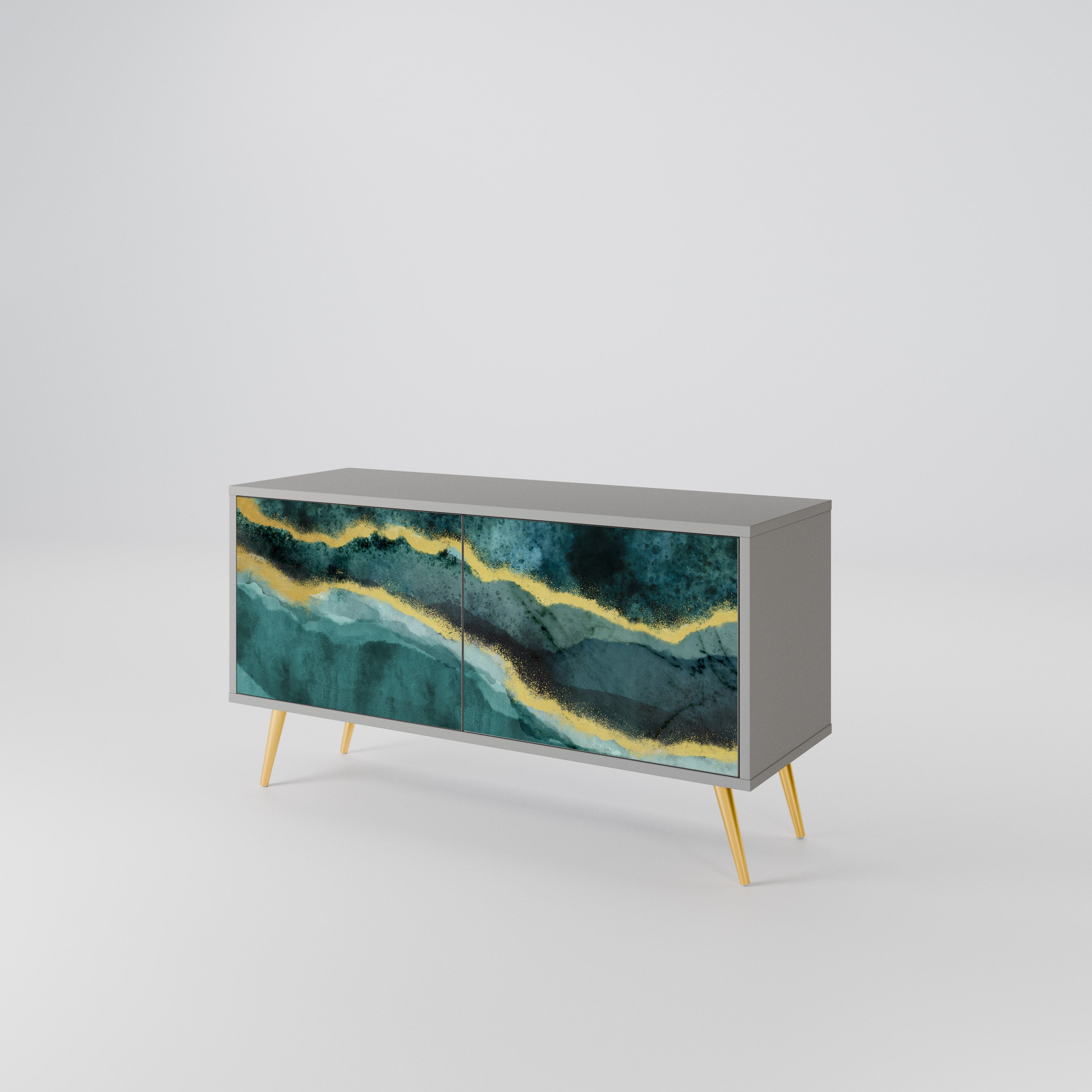 GOLDRUSH ODYSSEY Kompaktní dvoudveřový TV stolek