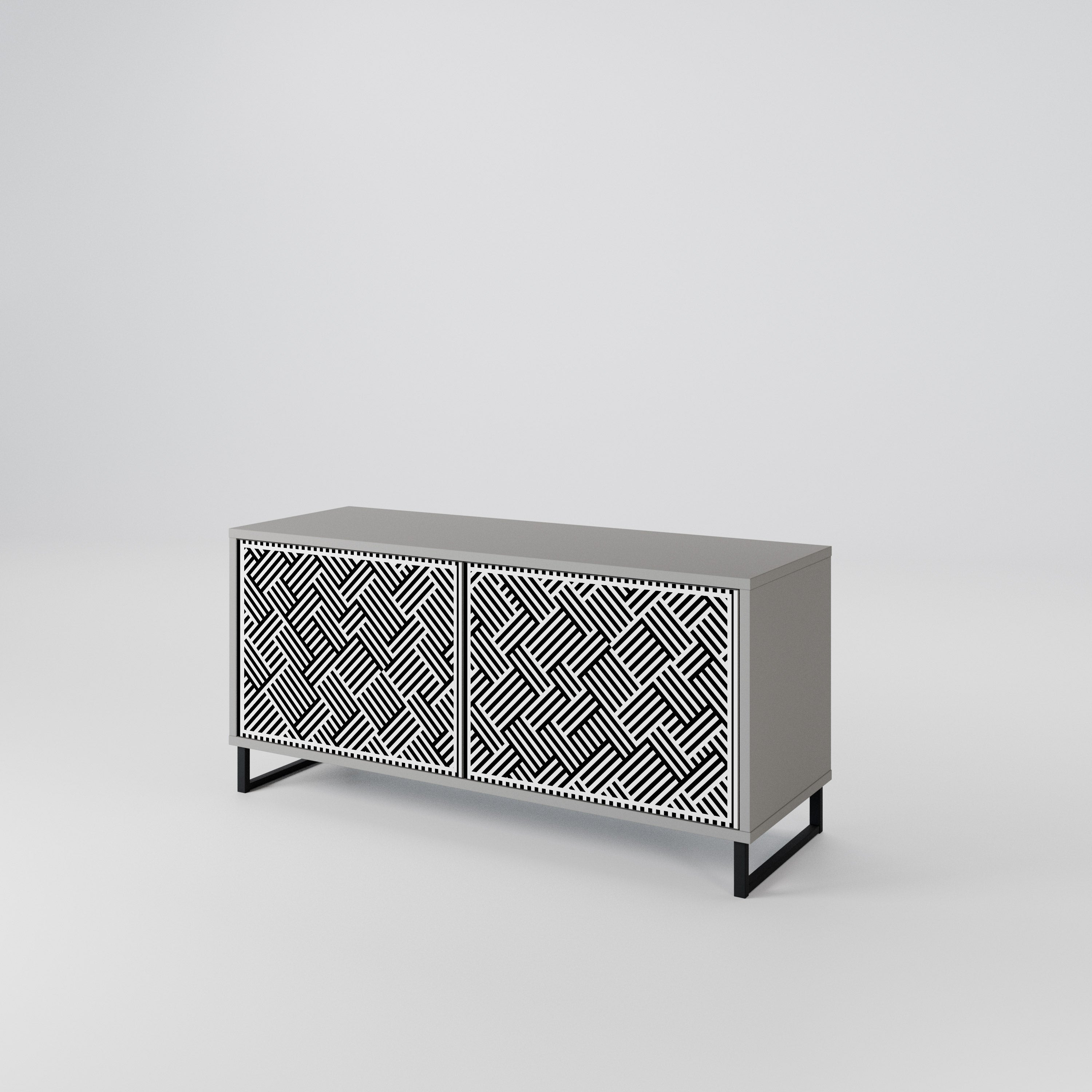 TEMPORARY SEQUENCE Kompaktní dvoudveřový TV stolek