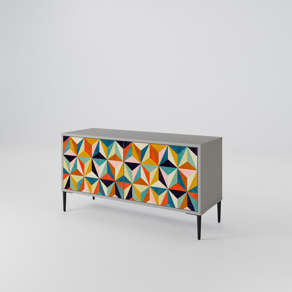 TESSELATE TREASURES Kompaktní dvoudveřový TV stolek
