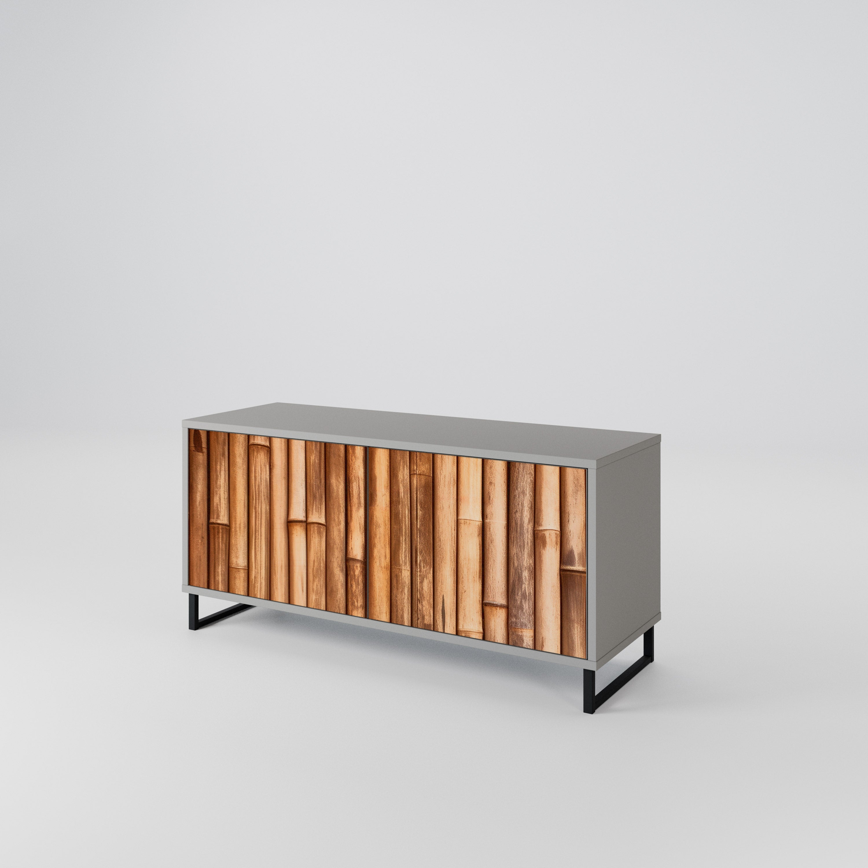 NATURAL WOOD Kompaktní dvoudveřový TV stolek