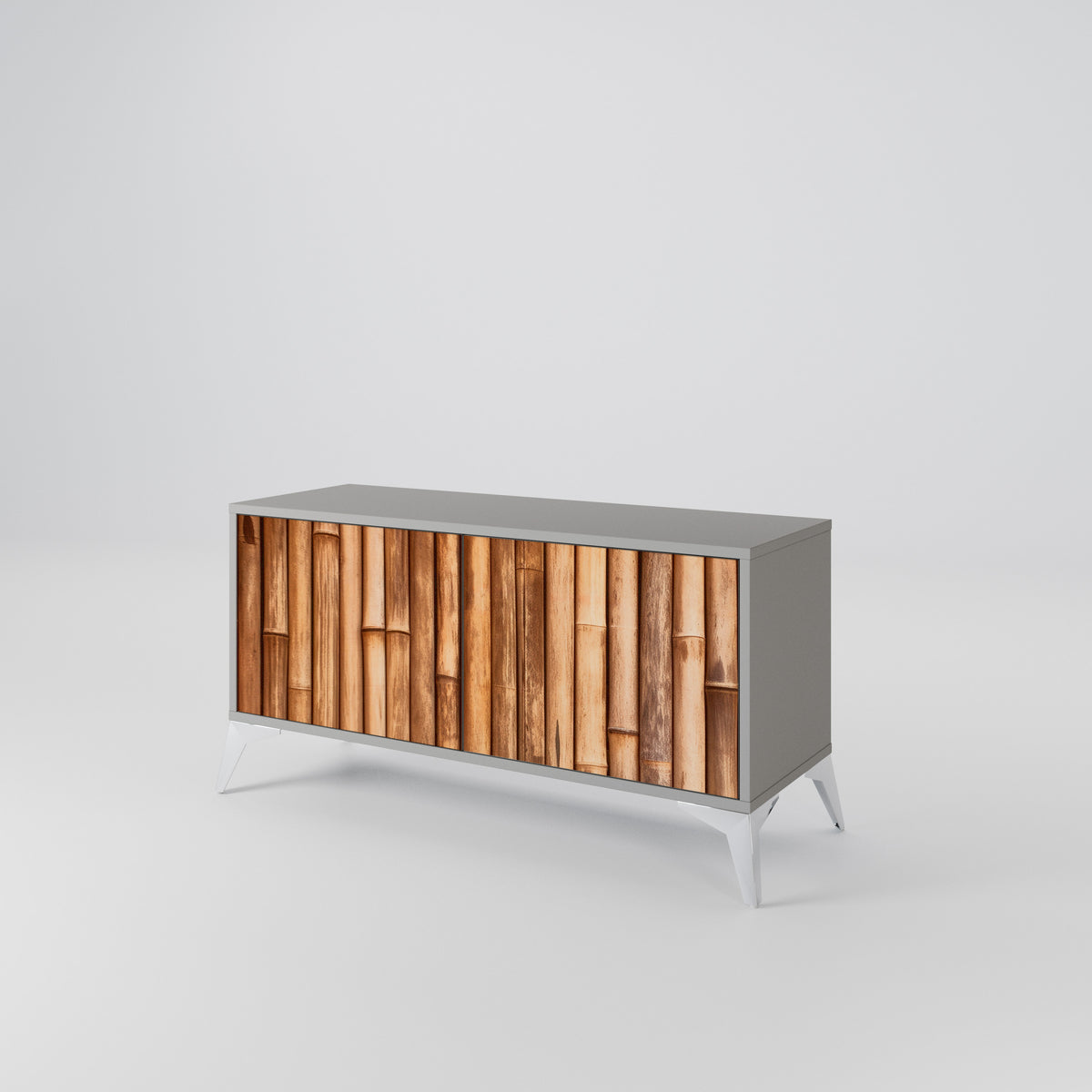 NATURAL WOOD Kompaktní dvoudveřový TV stolek