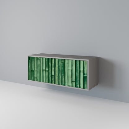 NATURAL GREEN Kompaktní dvoudveřový TV stolek