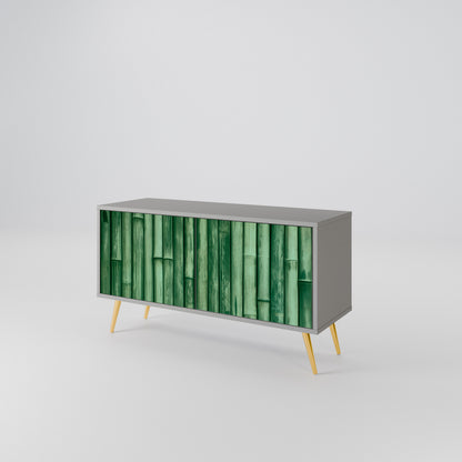 NATURAL GREEN Kompaktní dvoudveřový TV stolek