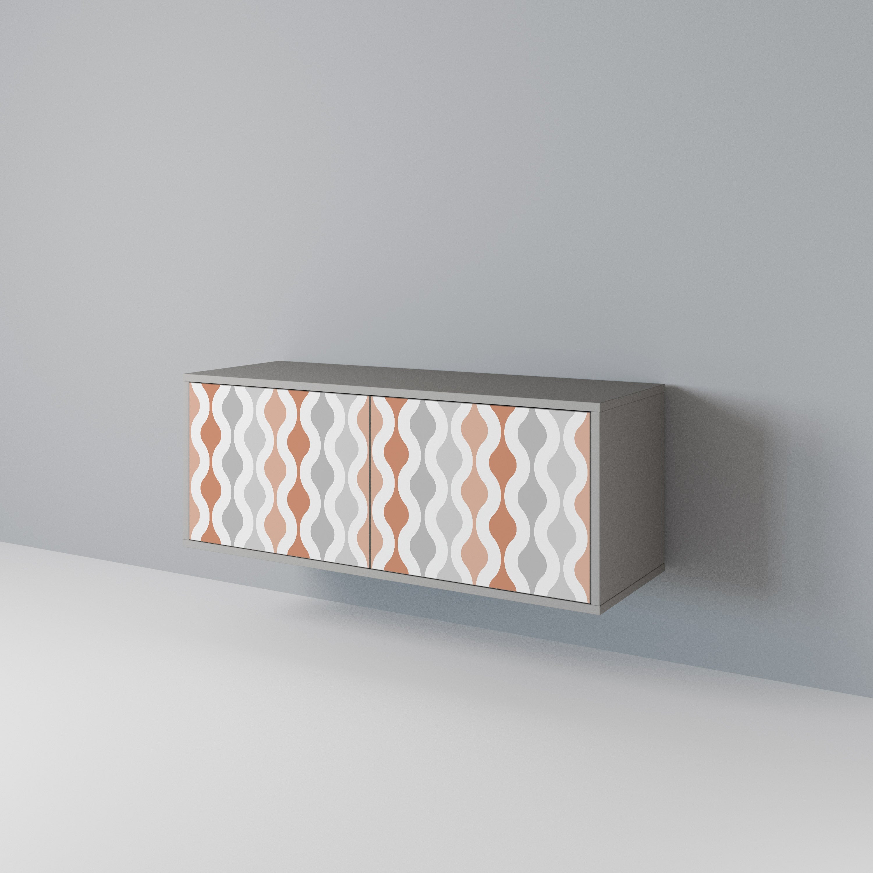 HAZY NOSTALGIA Kompaktní dvoudveřový TV stolek