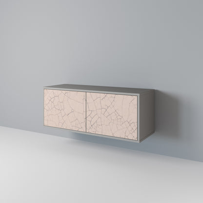 CERAMIC TEXTURE Kompaktní dvoudveřový TV stolek