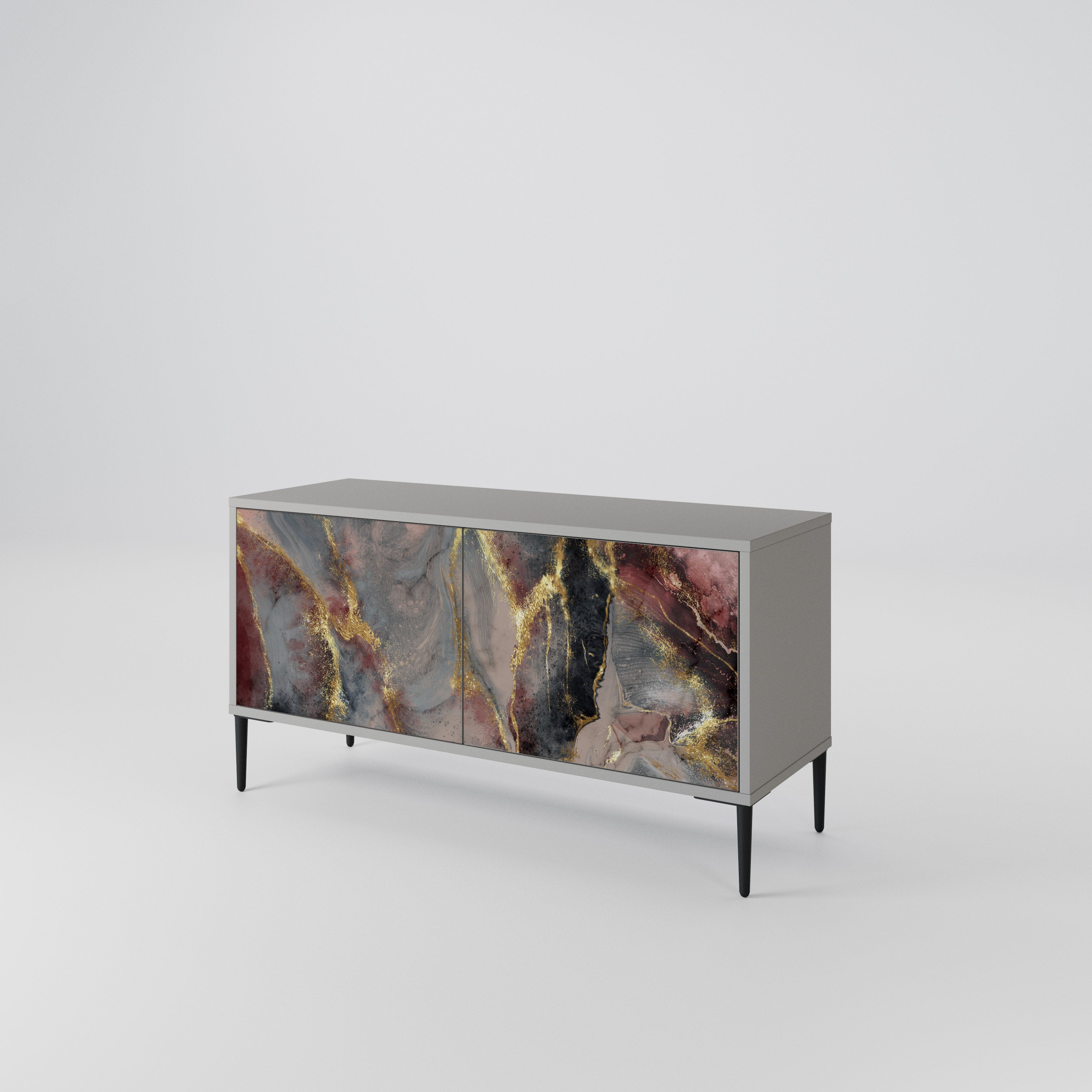 GOLDEN TIDES Kompaktní dvoudveřový TV stolek