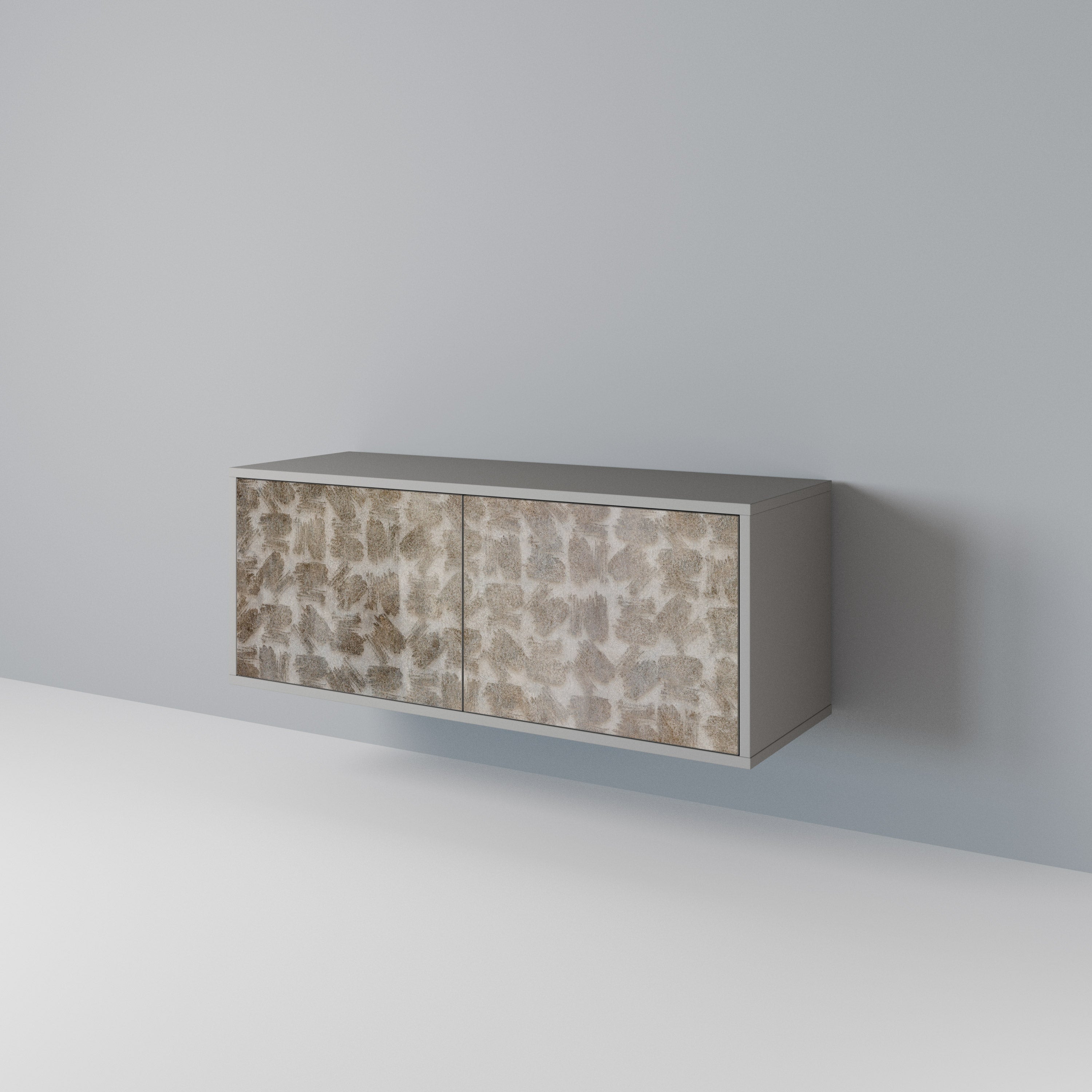 SLIGHTLY BLURRED Kompaktní dvoudveřový TV stolek