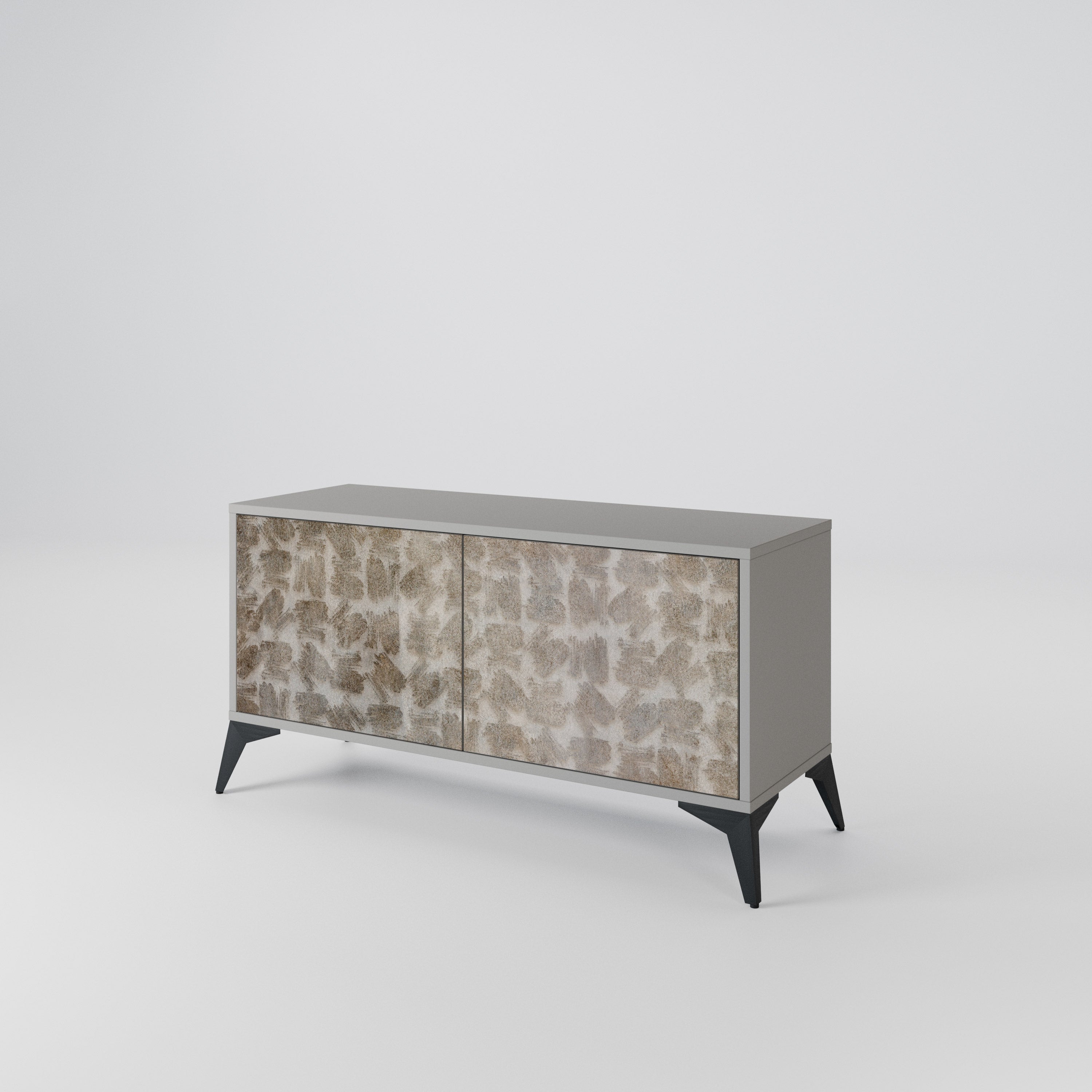 SLIGHTLY BLURRED Kompaktní dvoudveřový TV stolek