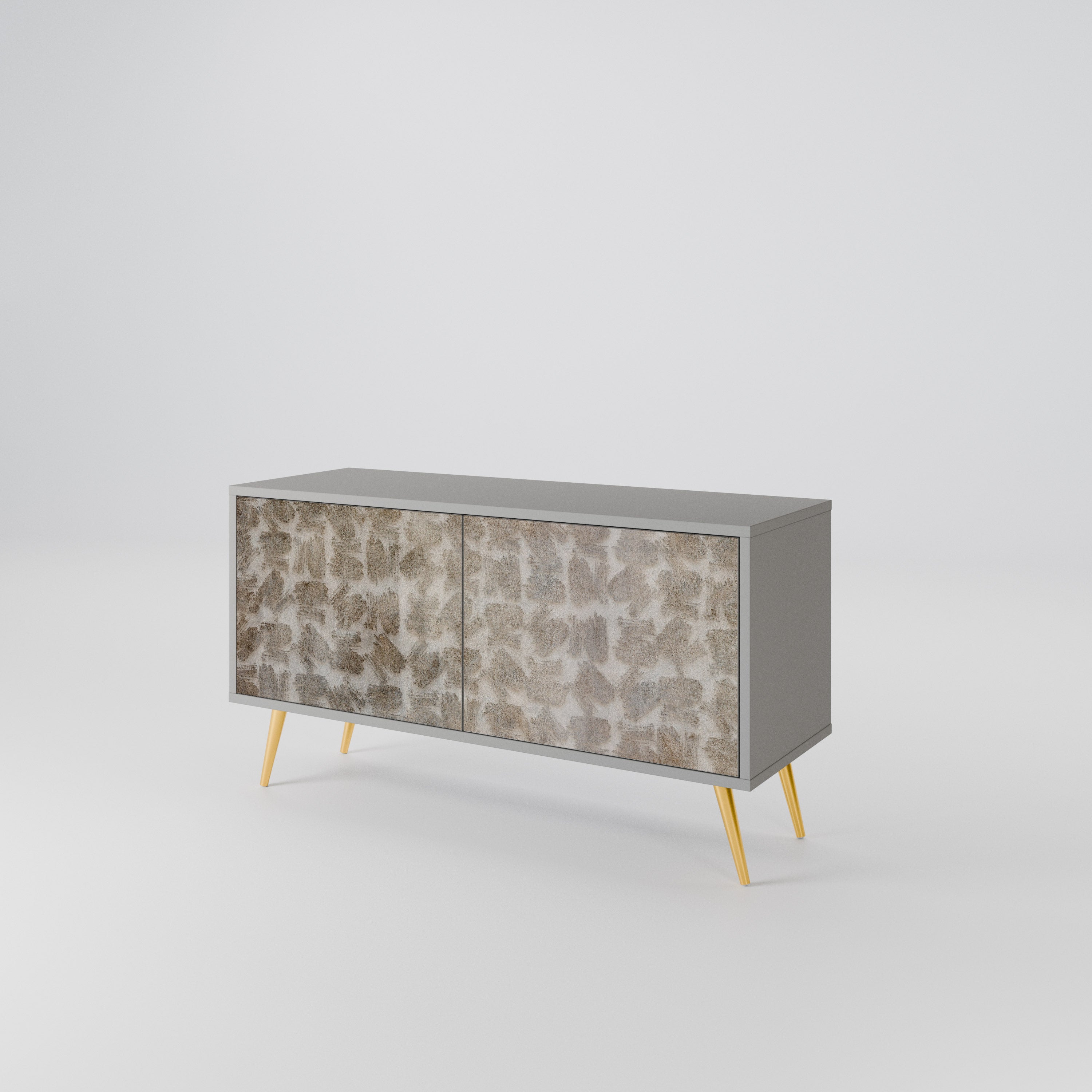 SLIGHTLY BLURRED Kompaktní dvoudveřový TV stolek