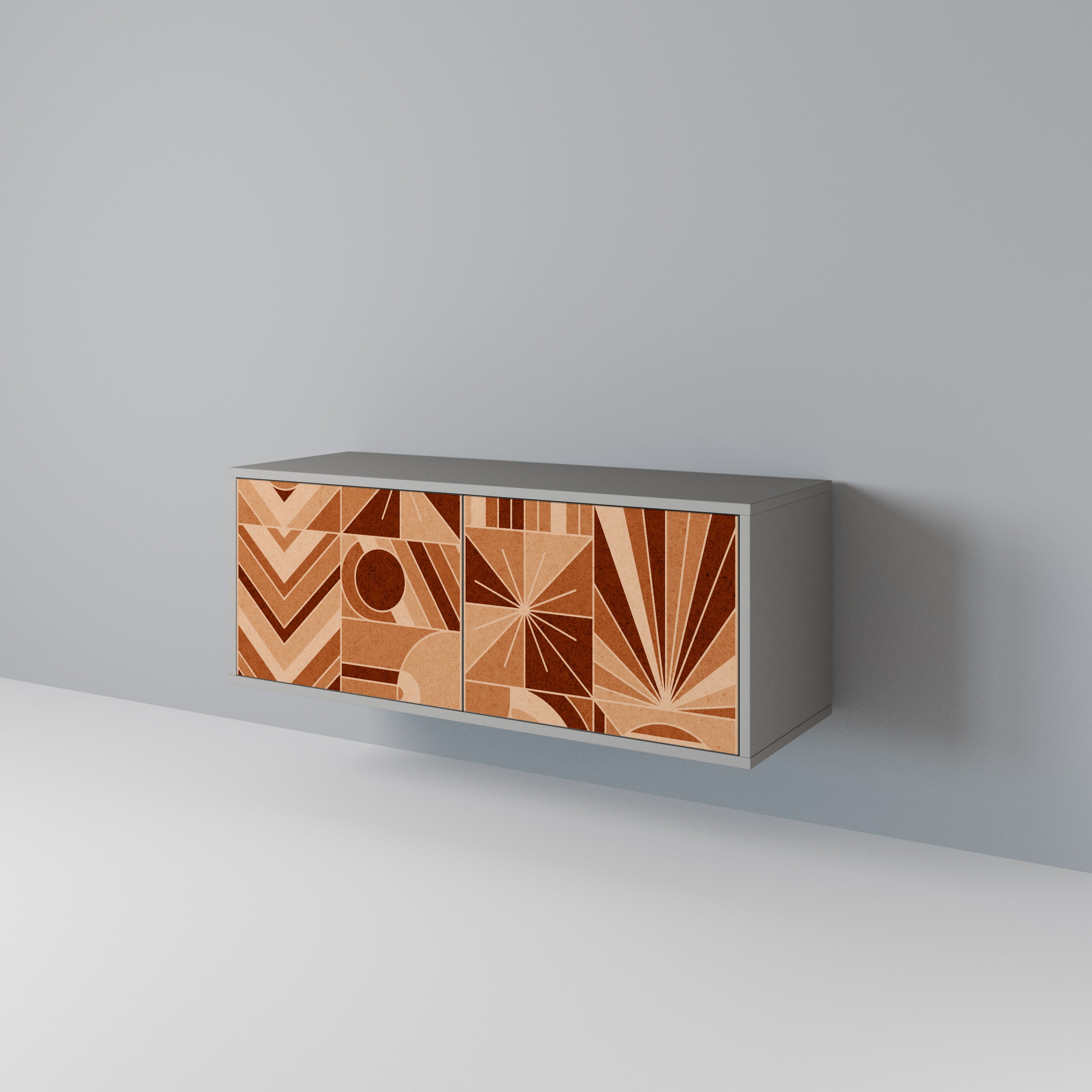 PRISM MOSAIC Kompaktní dvoudveřový TV stolek