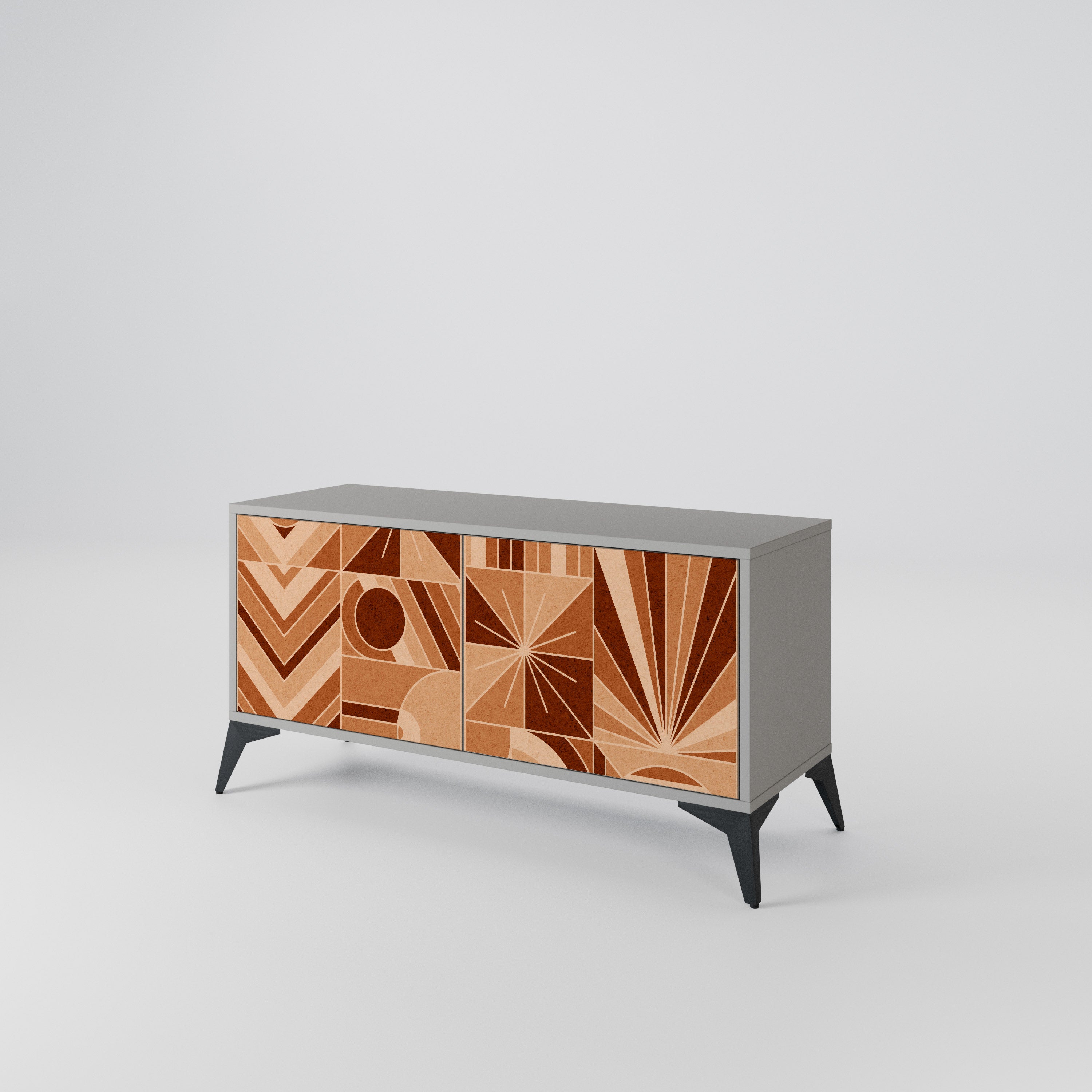 PRISM MOSAIC Kompaktní dvoudveřový TV stolek