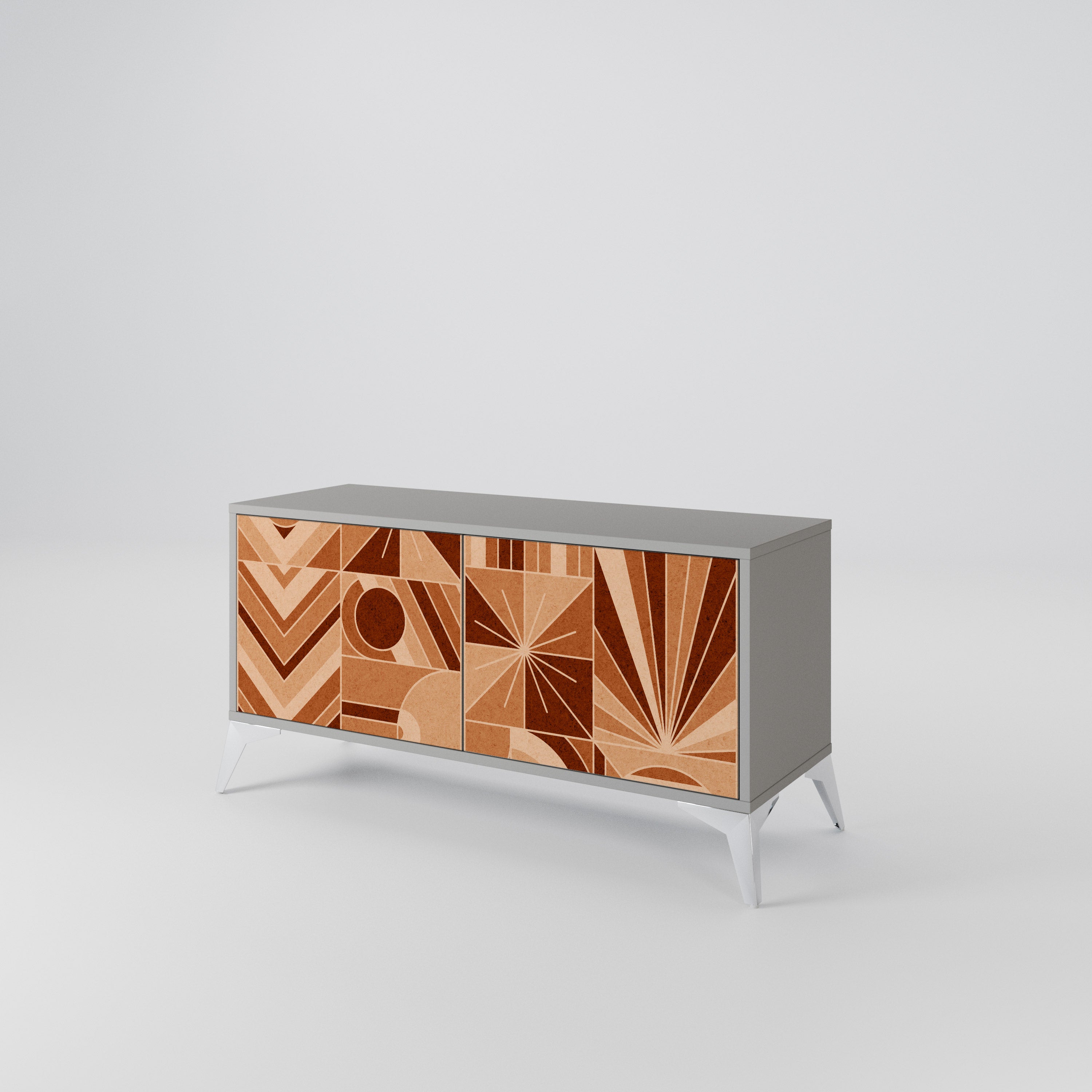 PRISM MOSAIC Kompaktní dvoudveřový TV stolek