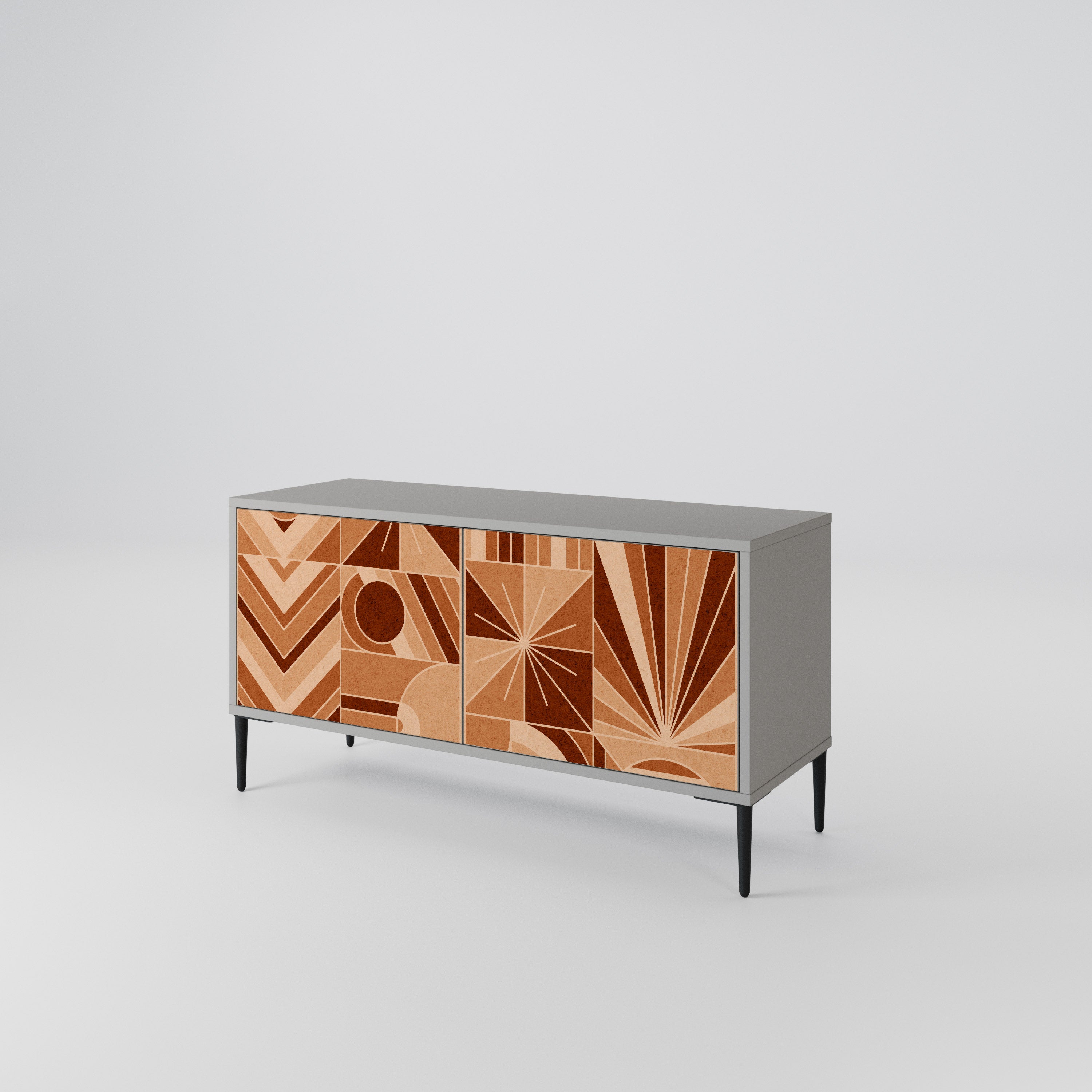 PRISM MOSAIC Kompaktní dvoudveřový TV stolek