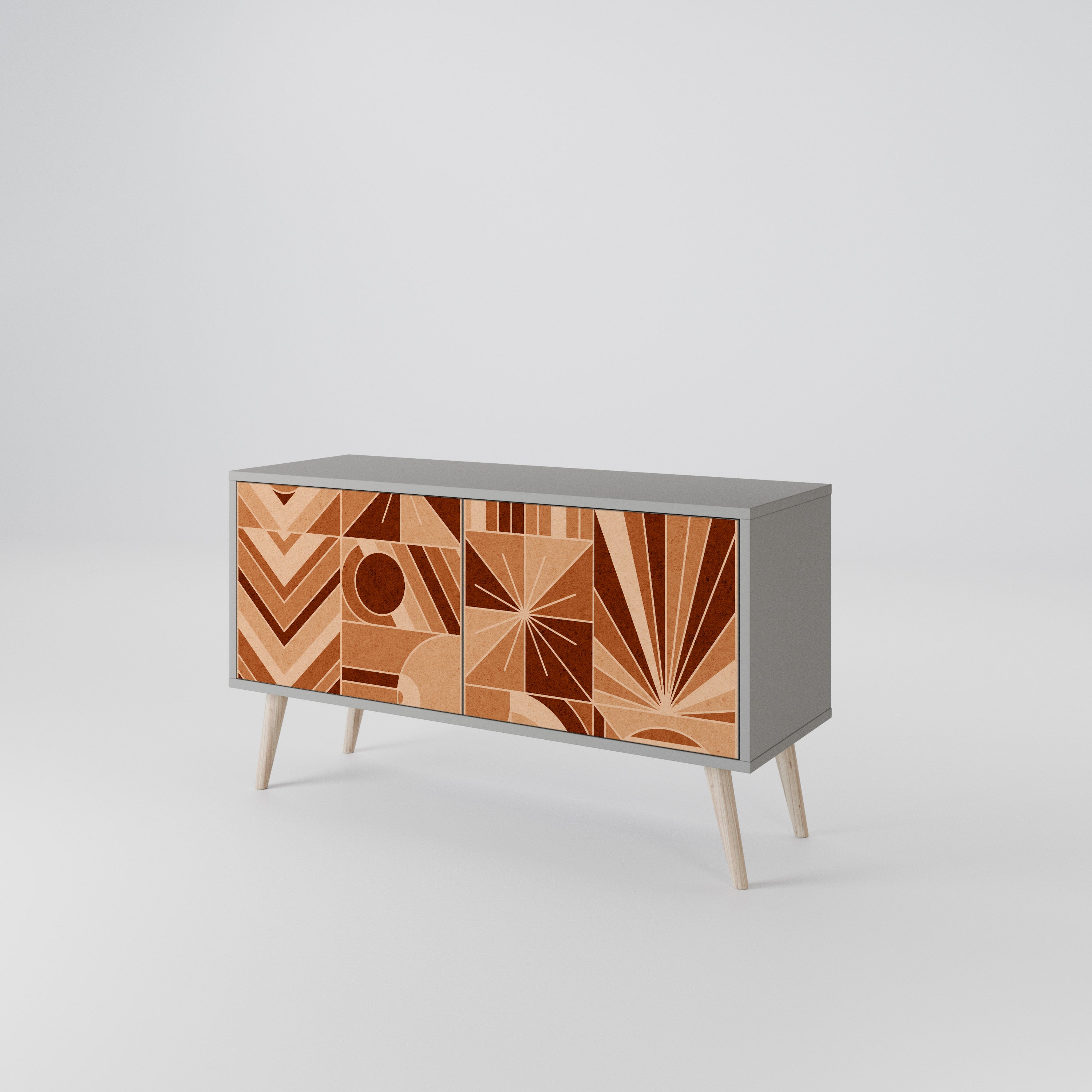 PRISM MOSAIC Kompaktní dvoudveřový TV stolek