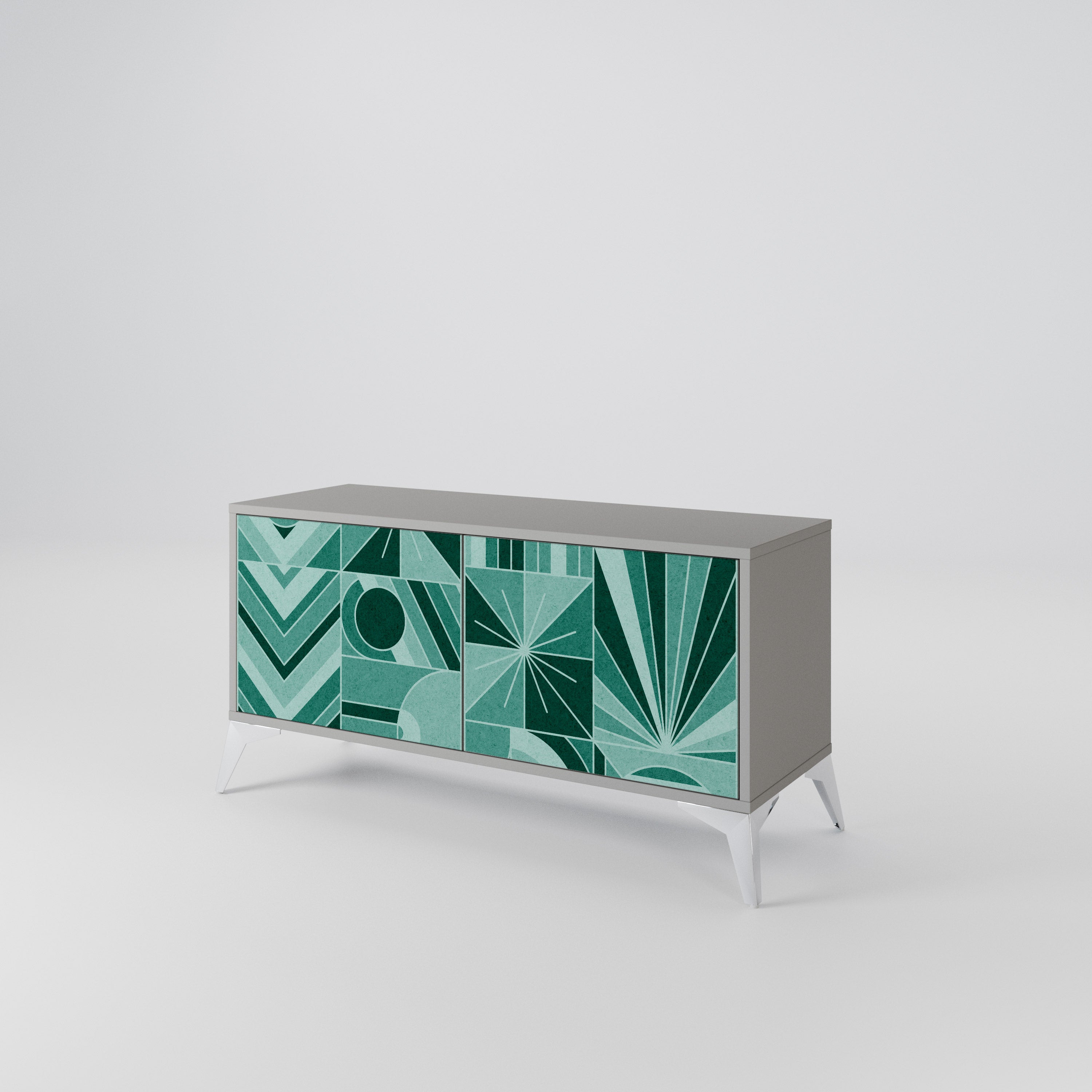 HARMONIC GRID Kompaktní dvoudveřový TV stolek