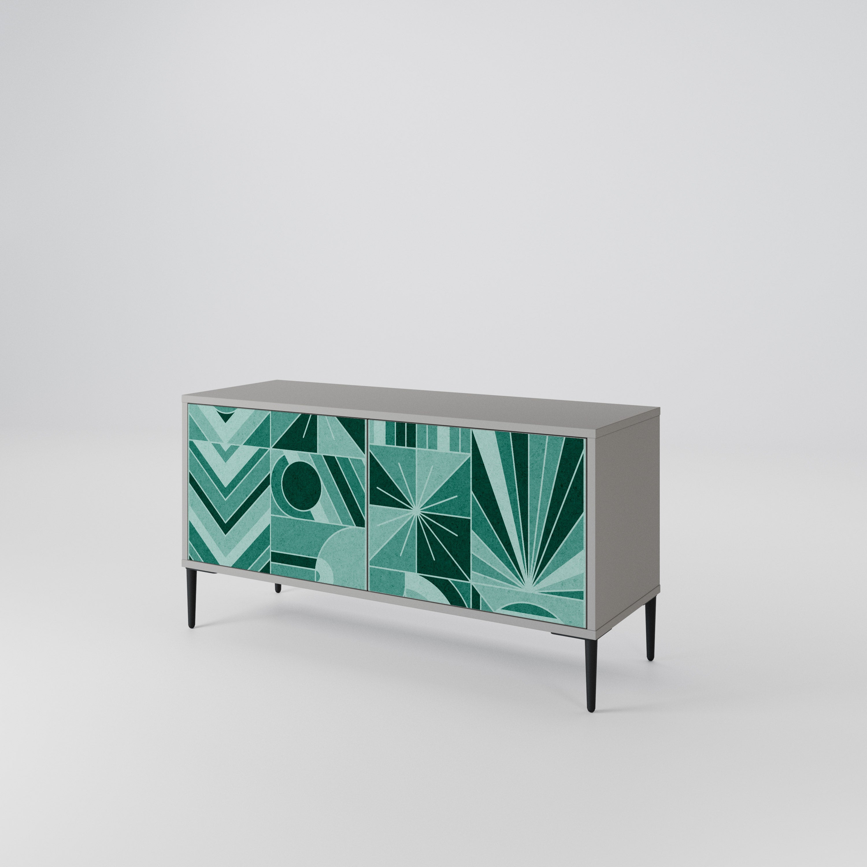 HARMONIC GRID Kompaktní dvoudveřový TV stolek