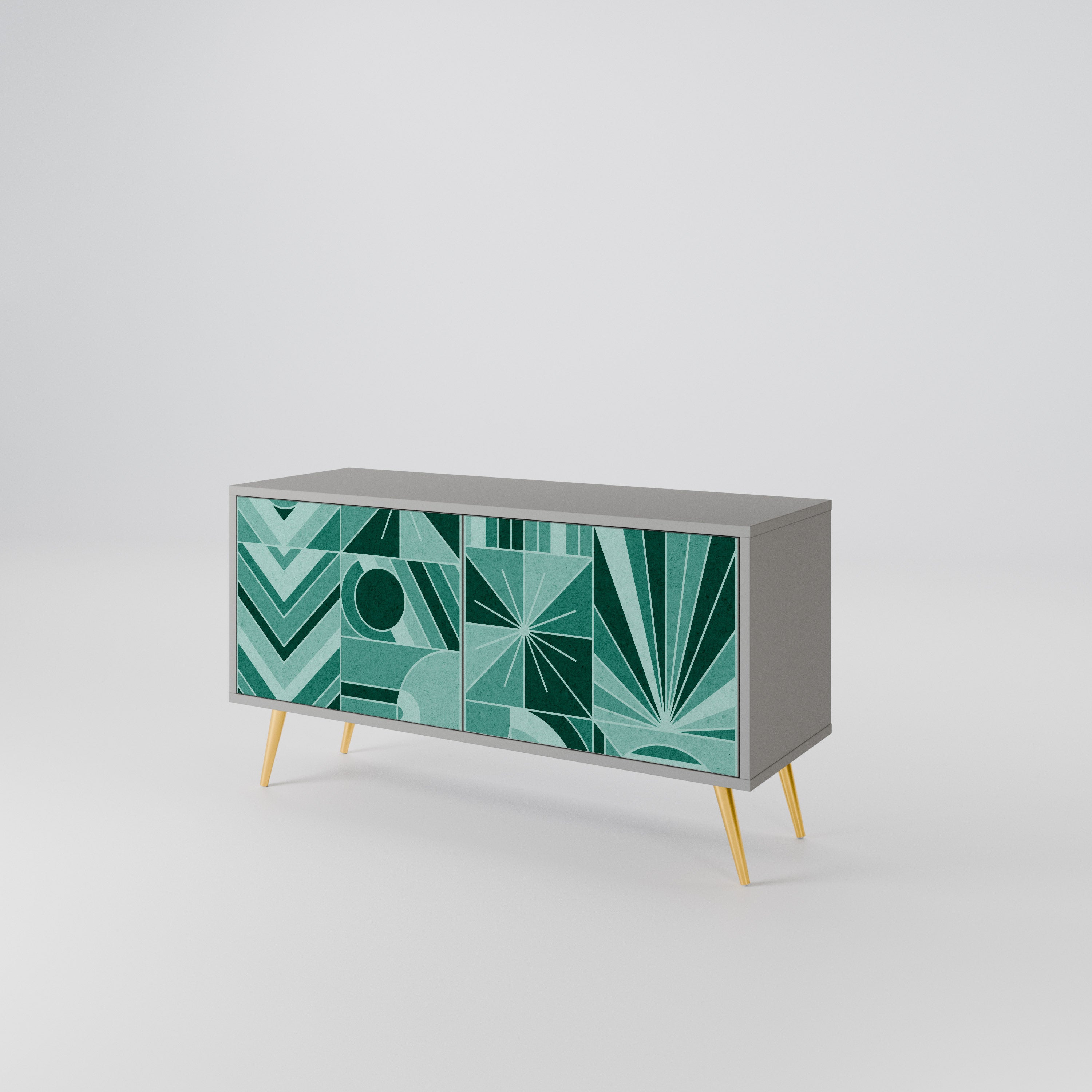 HARMONIC GRID Kompaktní dvoudveřový TV stolek