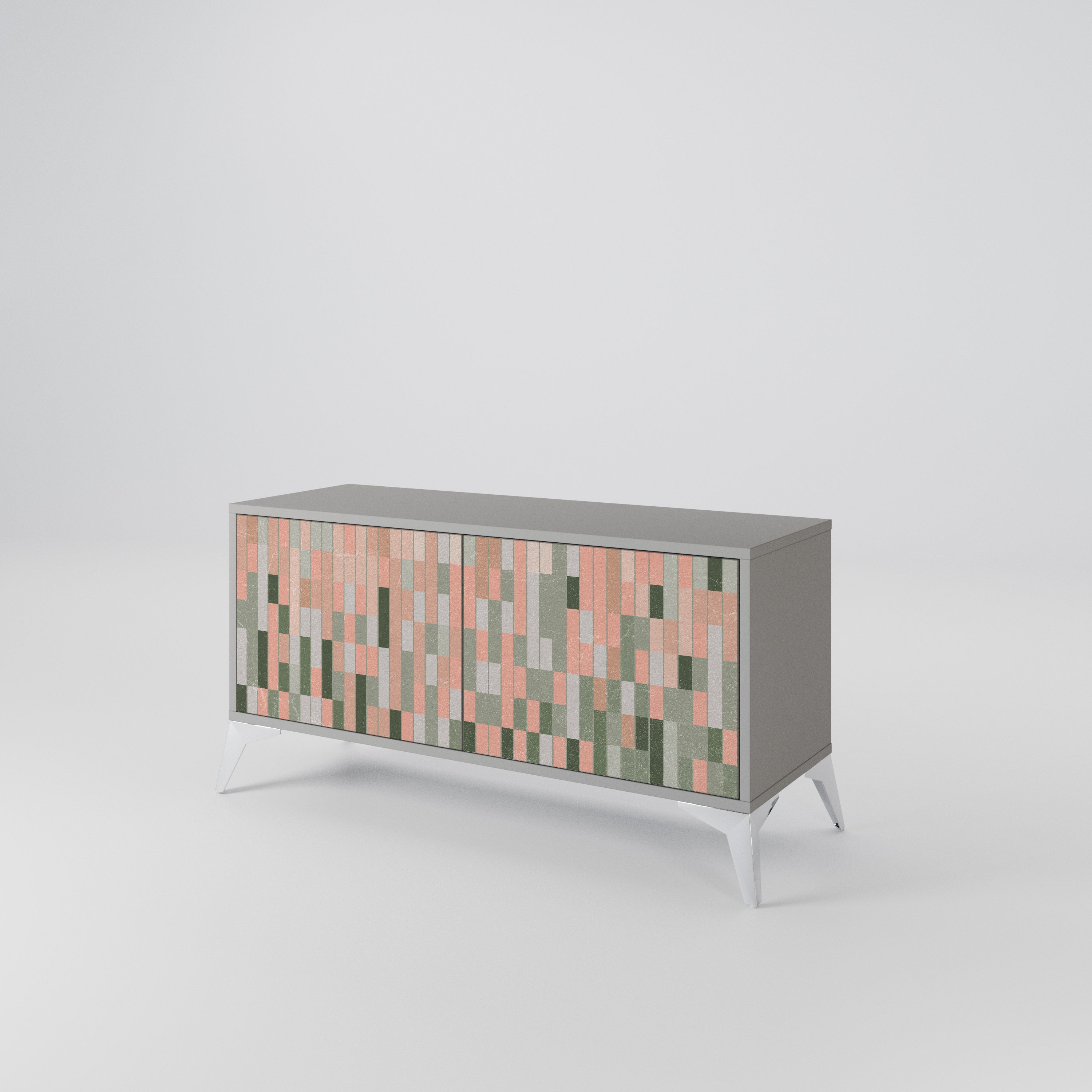 BUILDING THE FUTURE Kompaktní dvoudveřový TV stolek